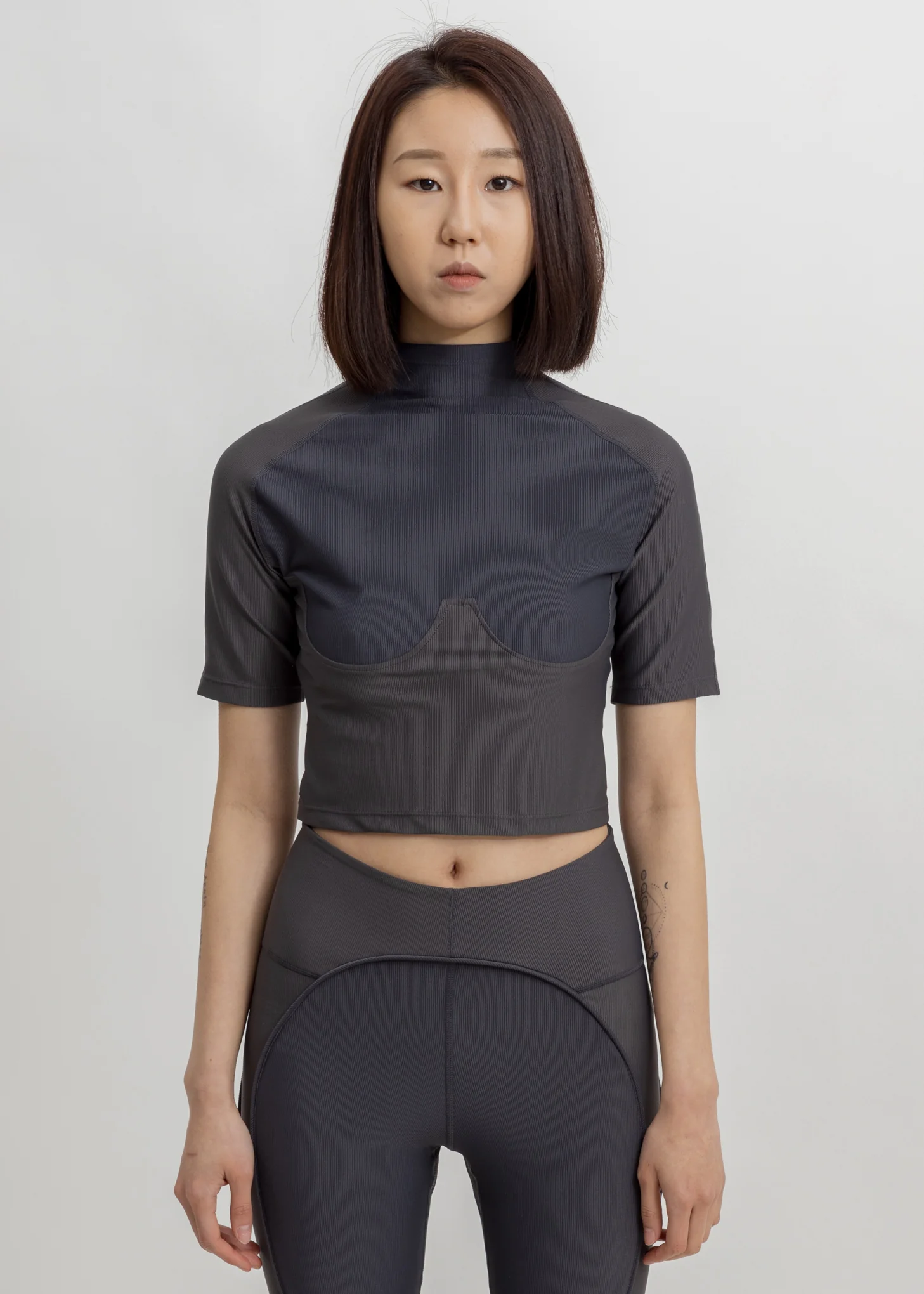 Grey Sport Top