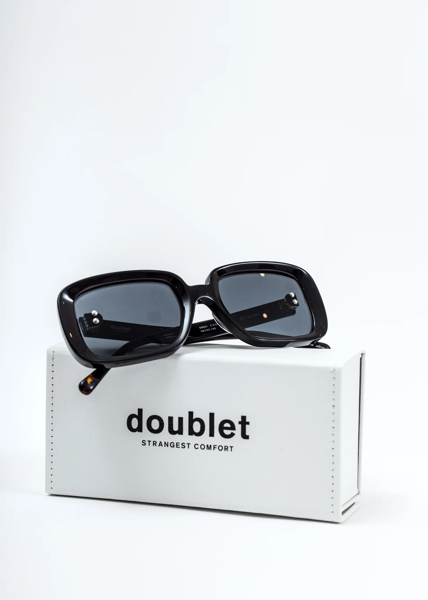 Grey Square Flame Sunglasses