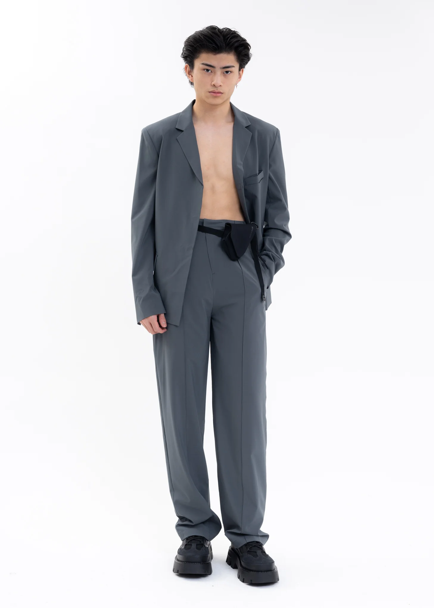 Grey SUIT Jacket - Image 8