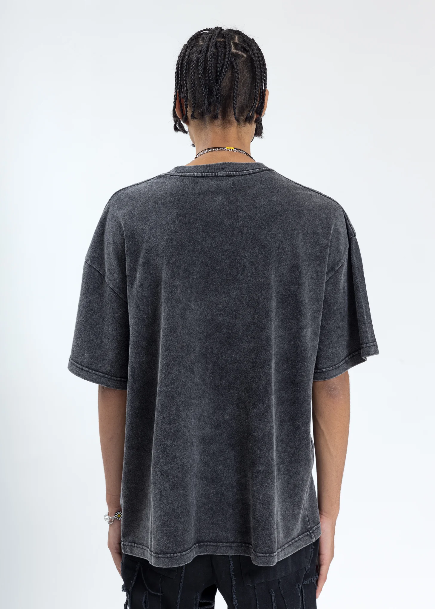 Grey Sunflower T-Shirt - Image 4