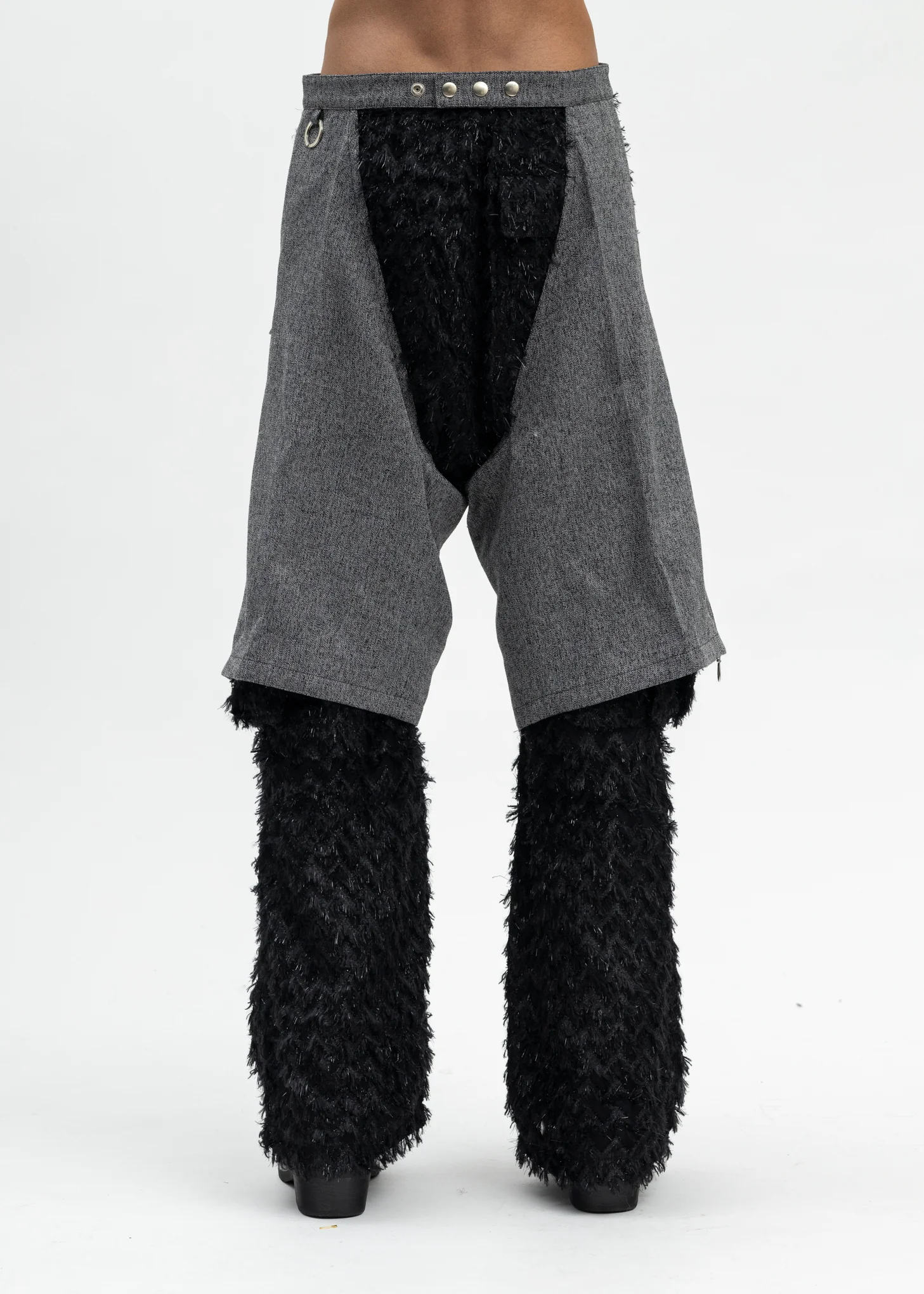 GREY TAILORED SHORT CHAPS - Image 3