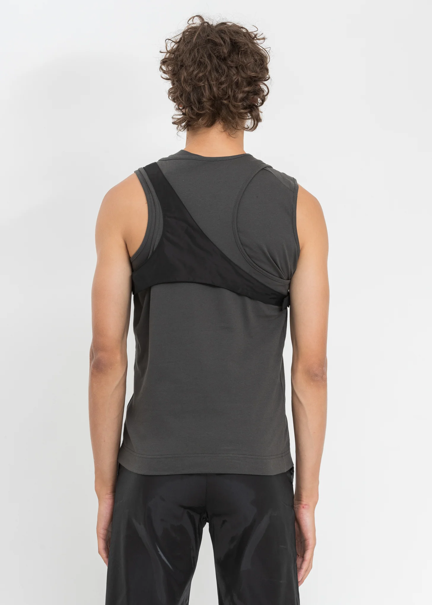 Grey Tank Top With Harness - Image 2