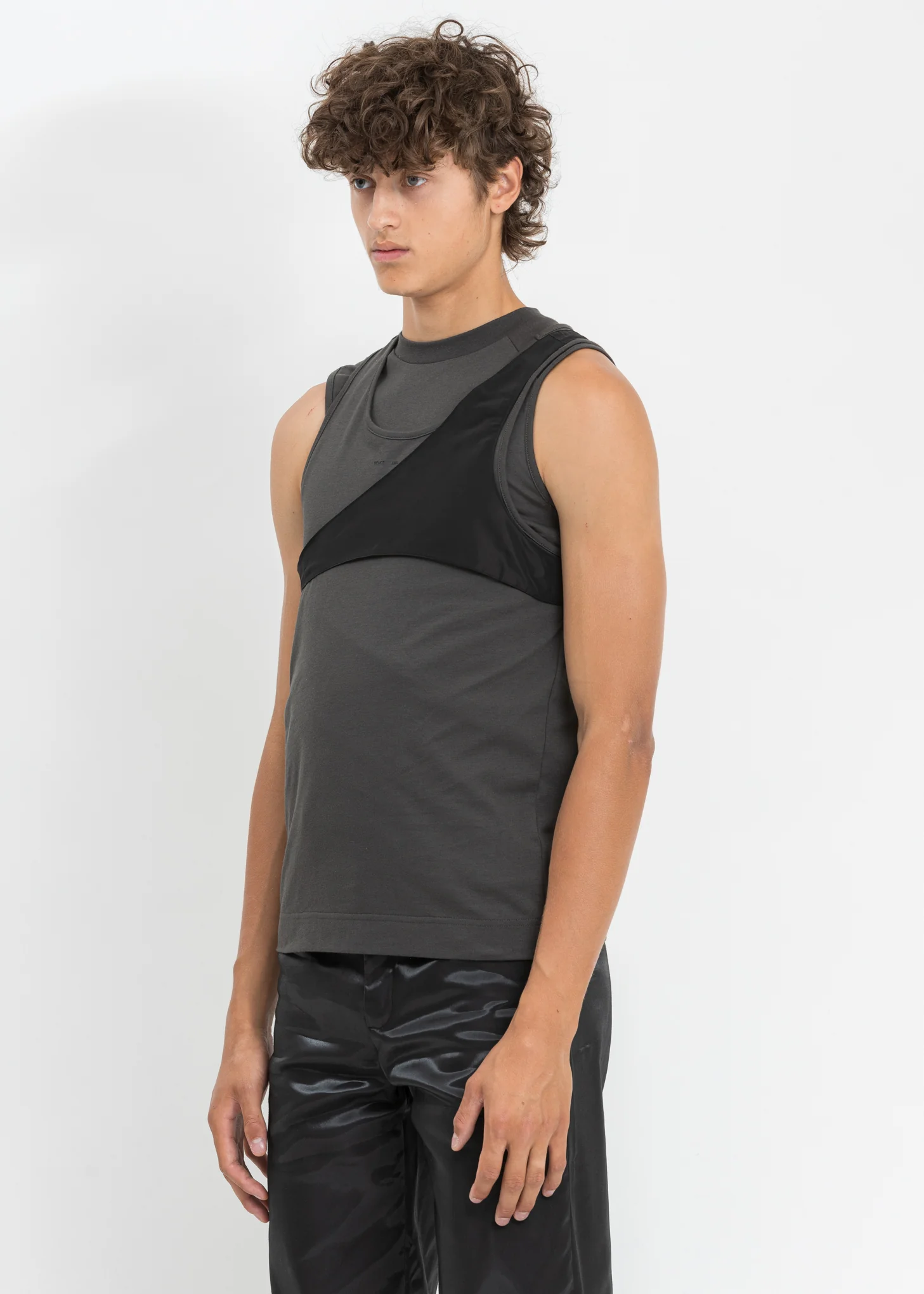 Grey Tank Top With Harness - Image 3
