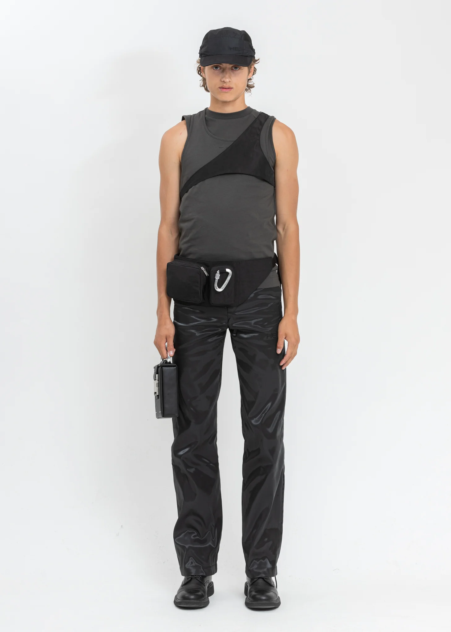 Grey Tank Top With Harness - Image 5