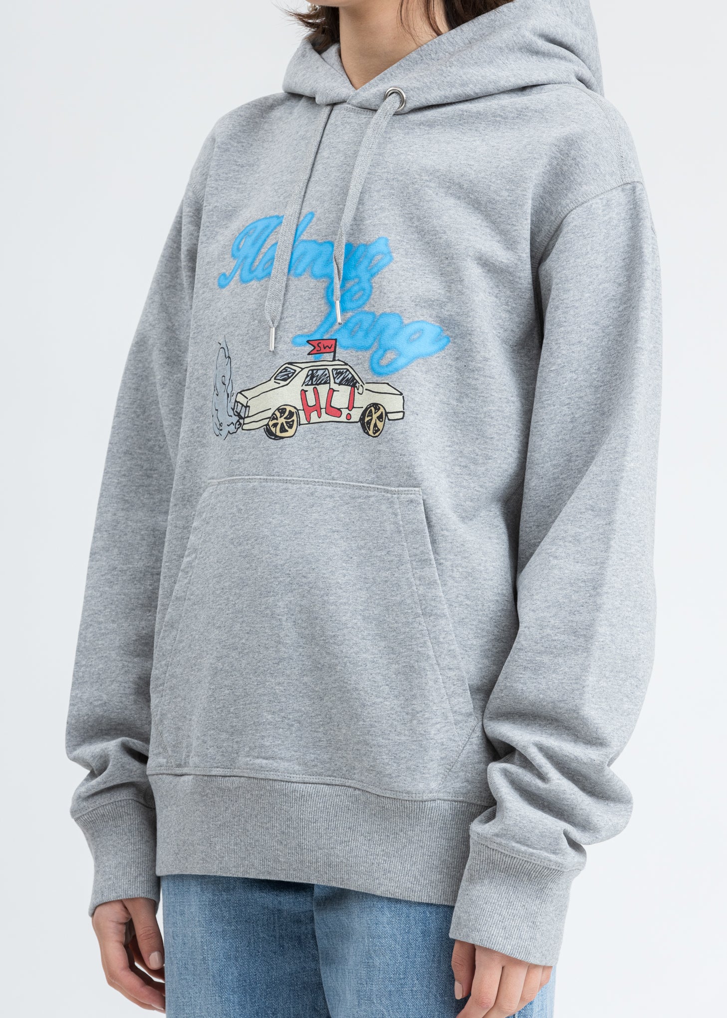 Grey Taxi Hoodie - Image 2