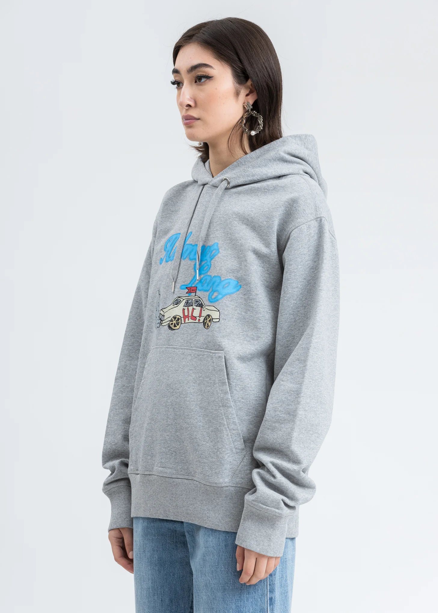 Grey Taxi Hoodie - Image 3
