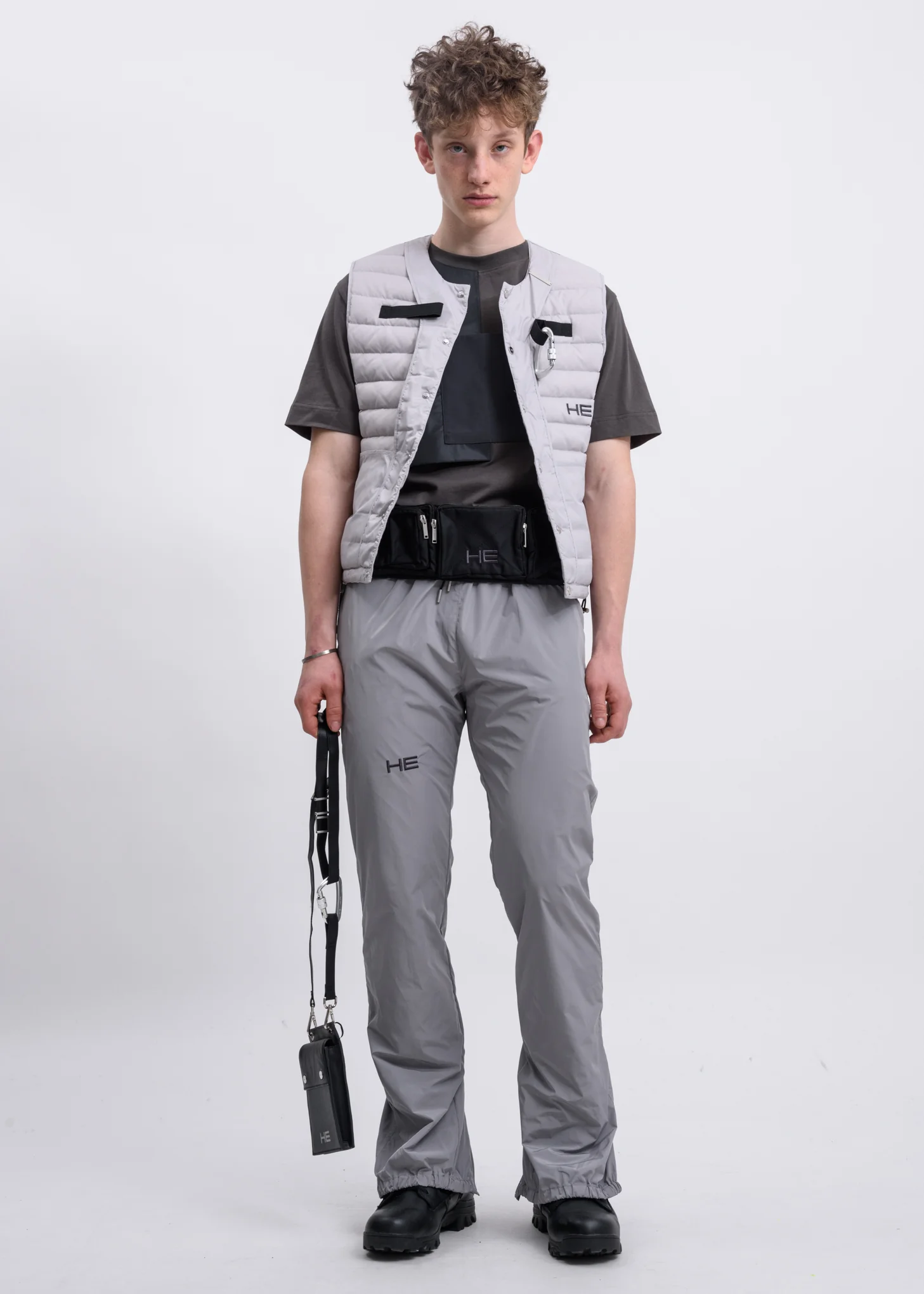 Grey Technical Jogger Pants - Image 7