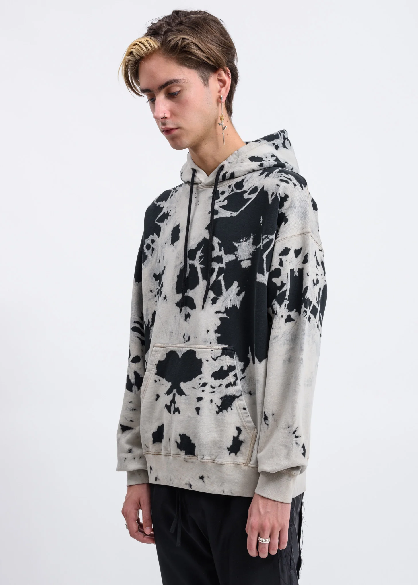 Grey Tie Dye Shawn Hoodie