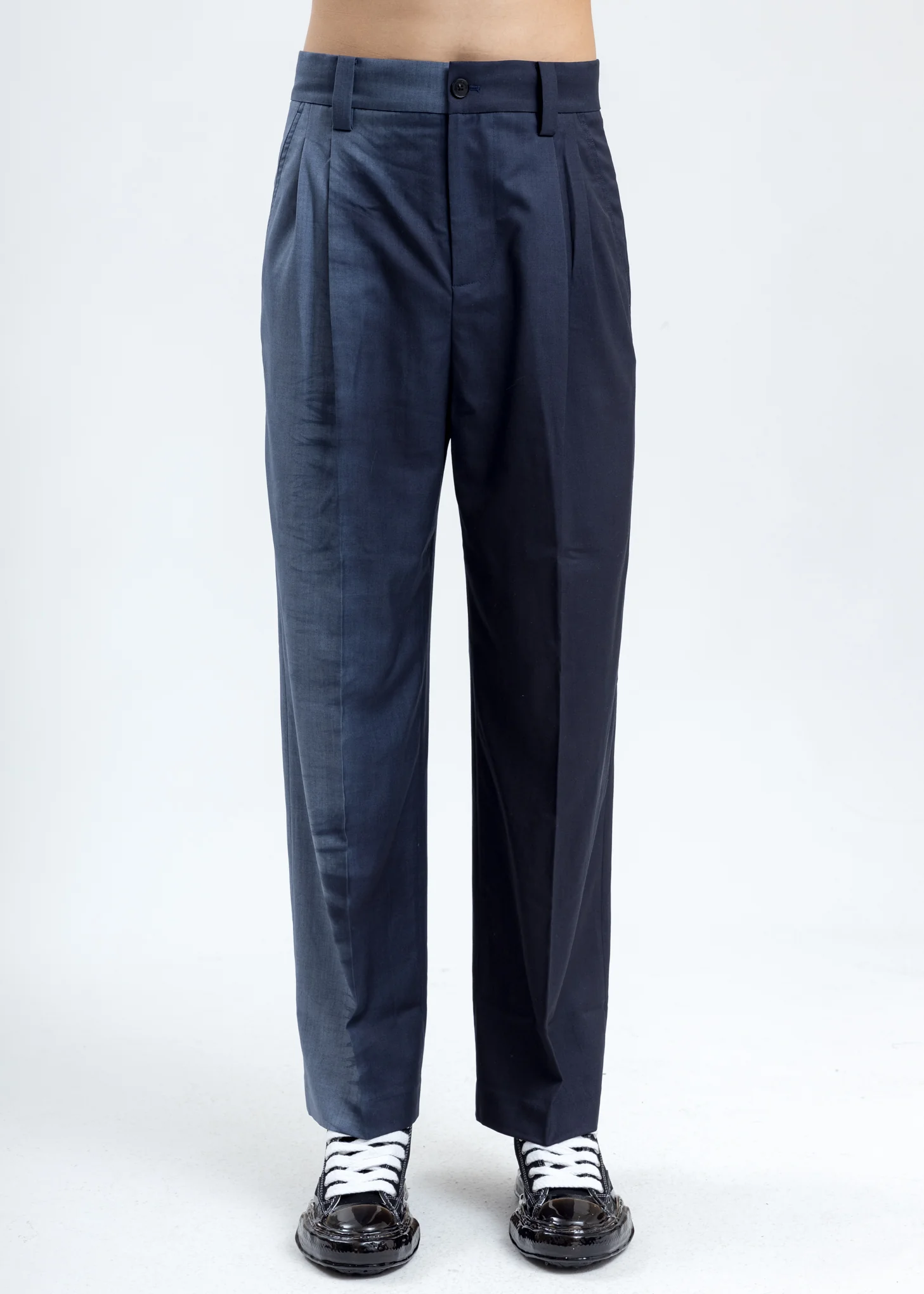 Grey Tie Dye Suit Pants