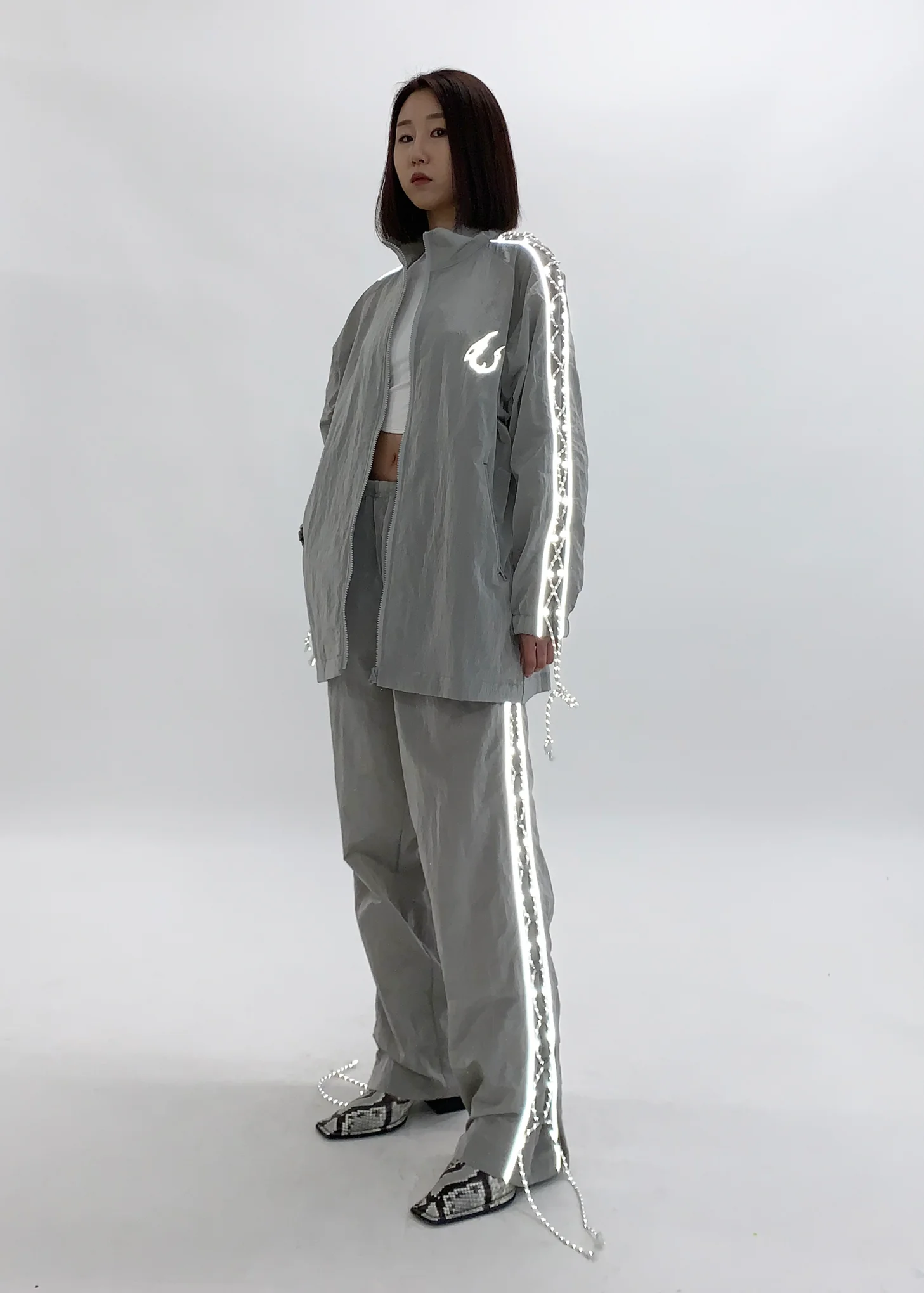 Grey Track Pants - Image 6