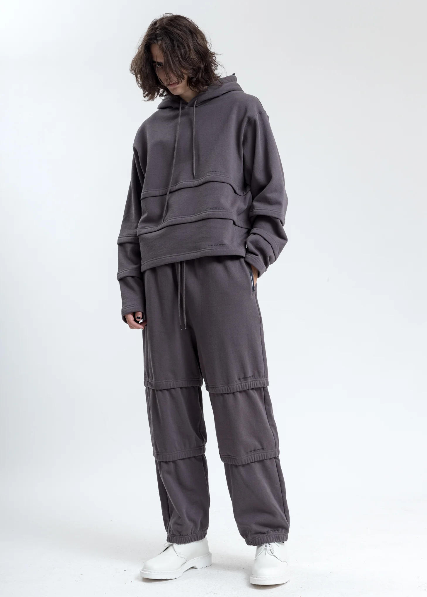 Grey Triple Layer Hoodies - Image 6