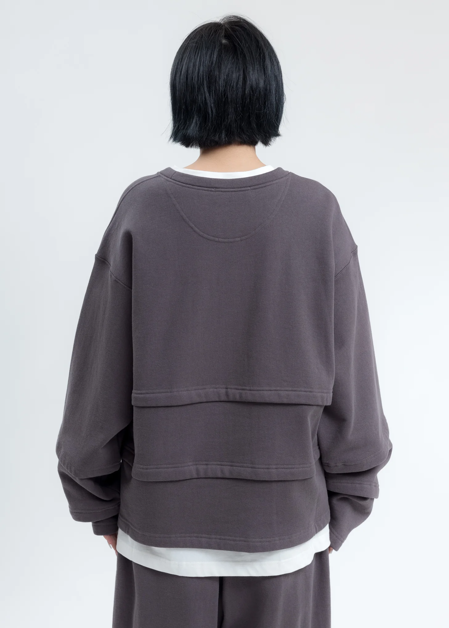 Grey Triple Layer Sweatshirt - Image 4