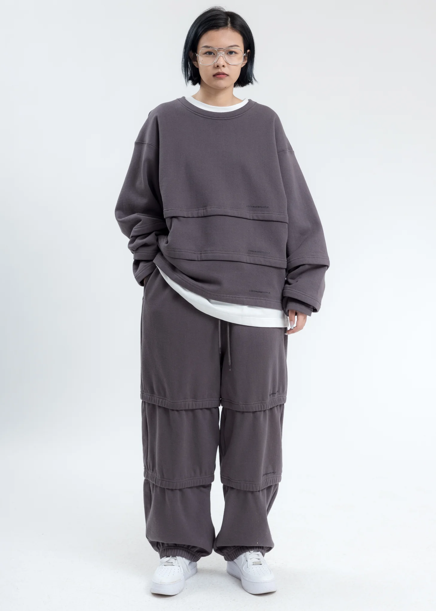 Grey Triple Layer Sweatshirt - Image 5
