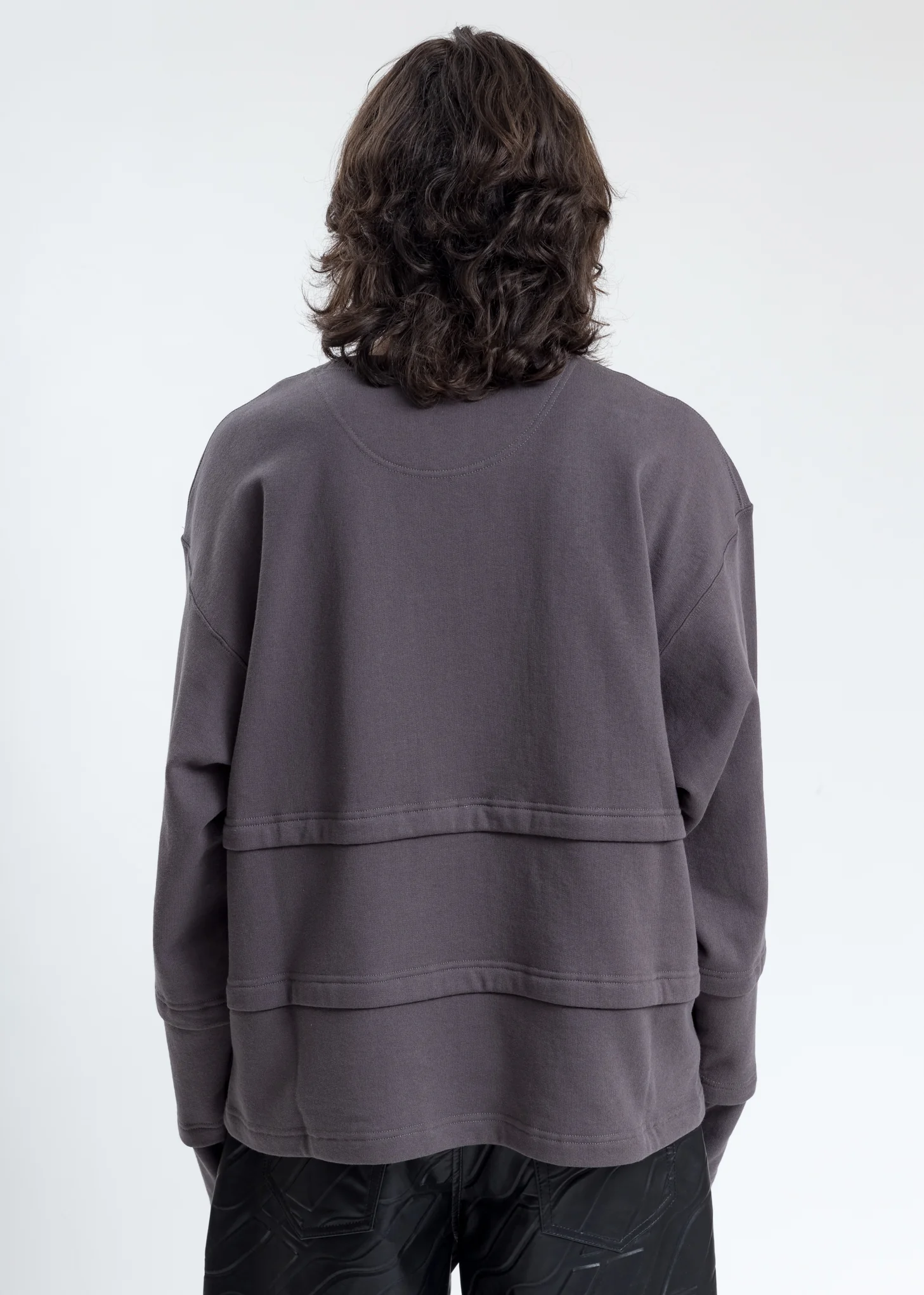 Grey Triple Layer Sweatshirt - Image 4