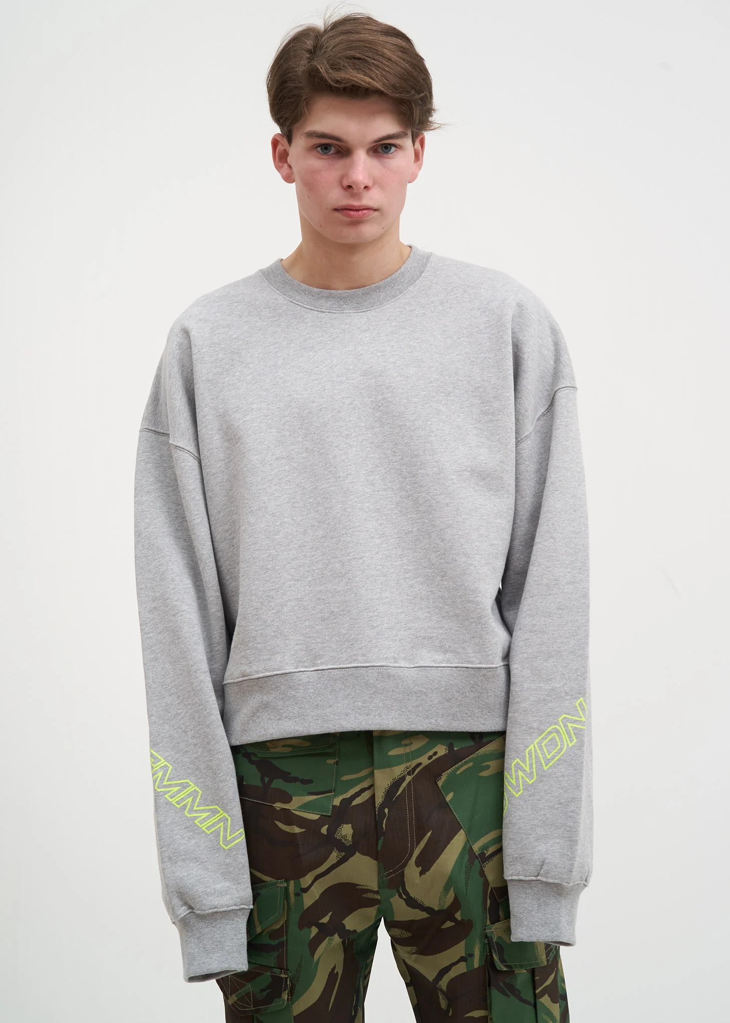 Grey Tron Printed Sweatshirt