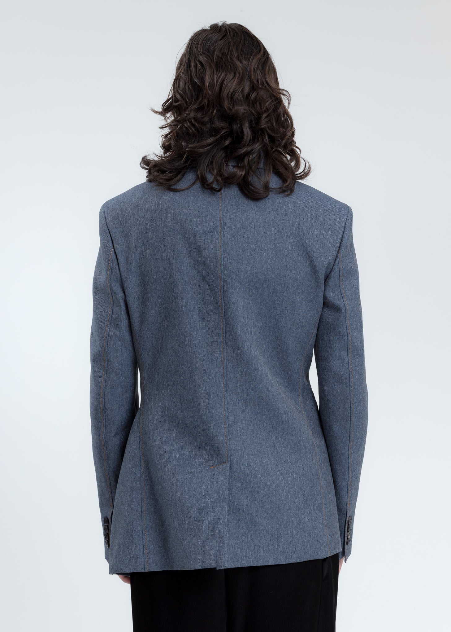 Grey Twisted Blazer - Image 5