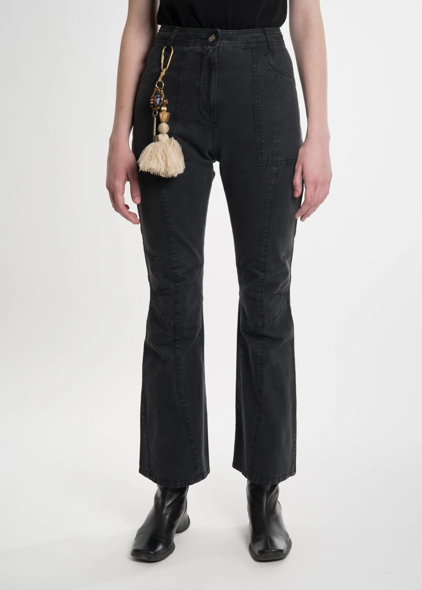 Grey Twisted Denim w/ Keyring