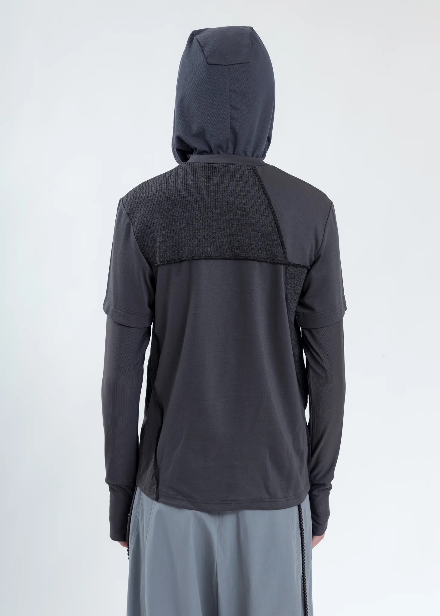 Grey Twisted Hoodie - Image 5