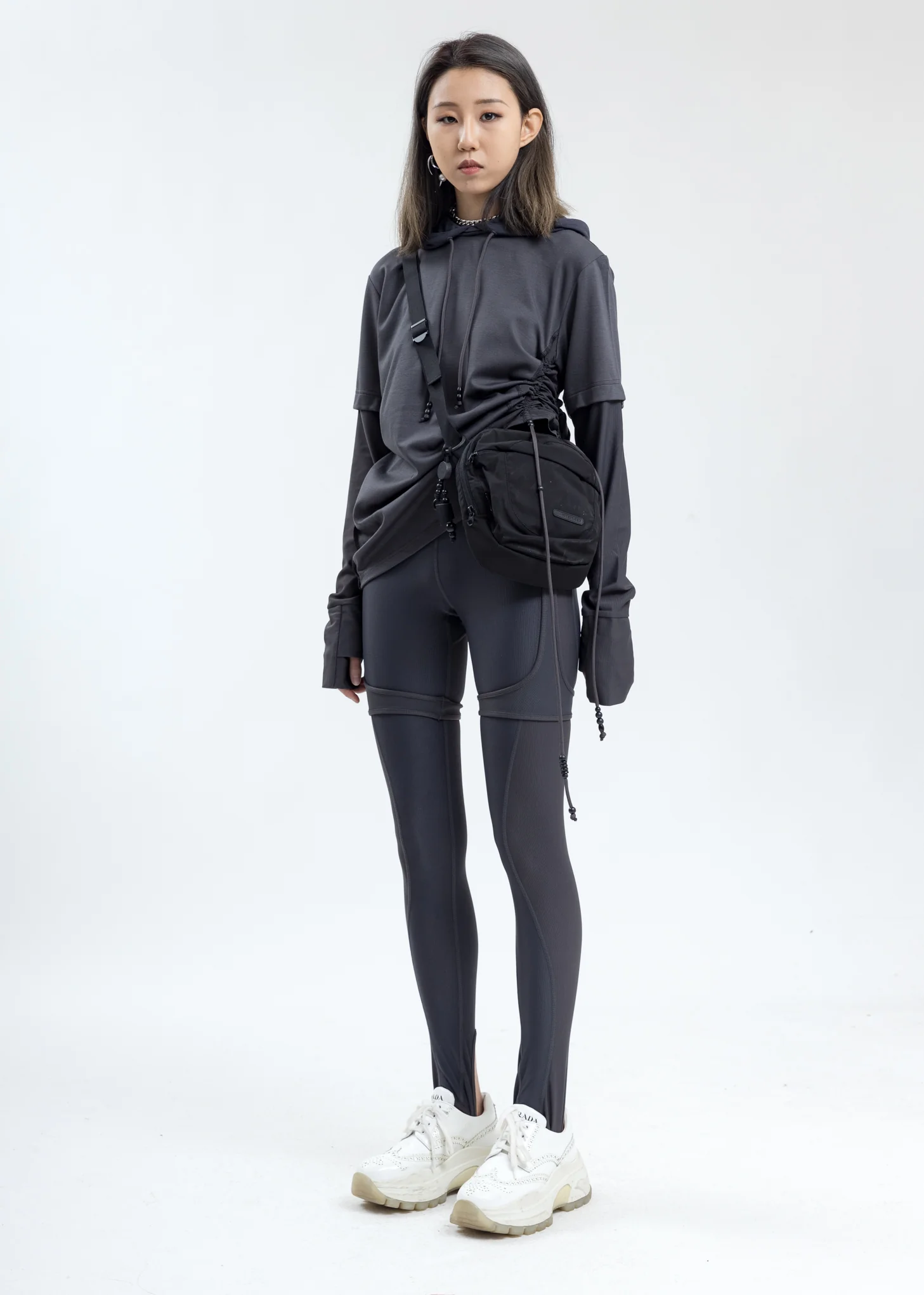 Grey Twisted Hoodie - Image 5