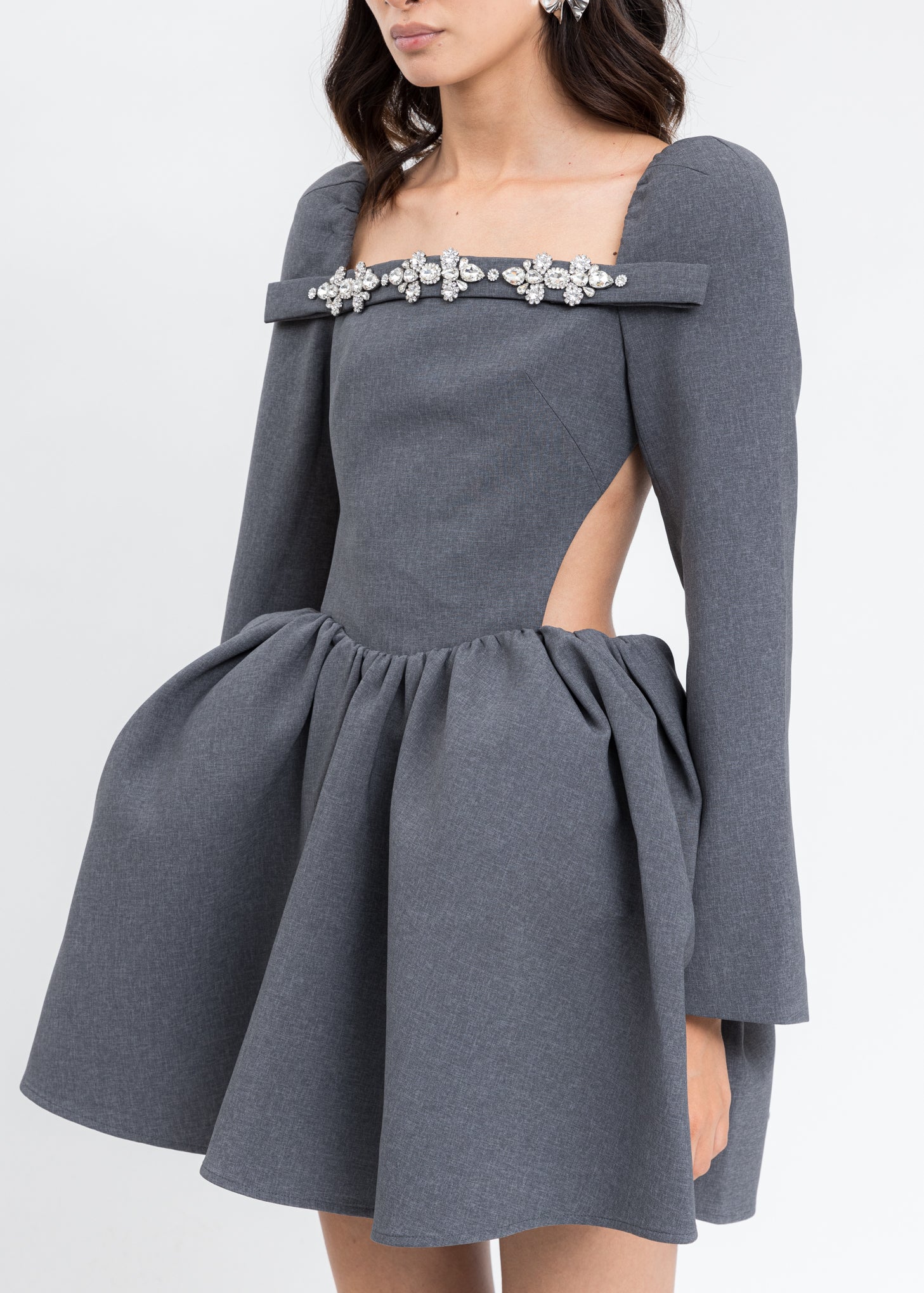 Grey Waist Dress - Image 2
