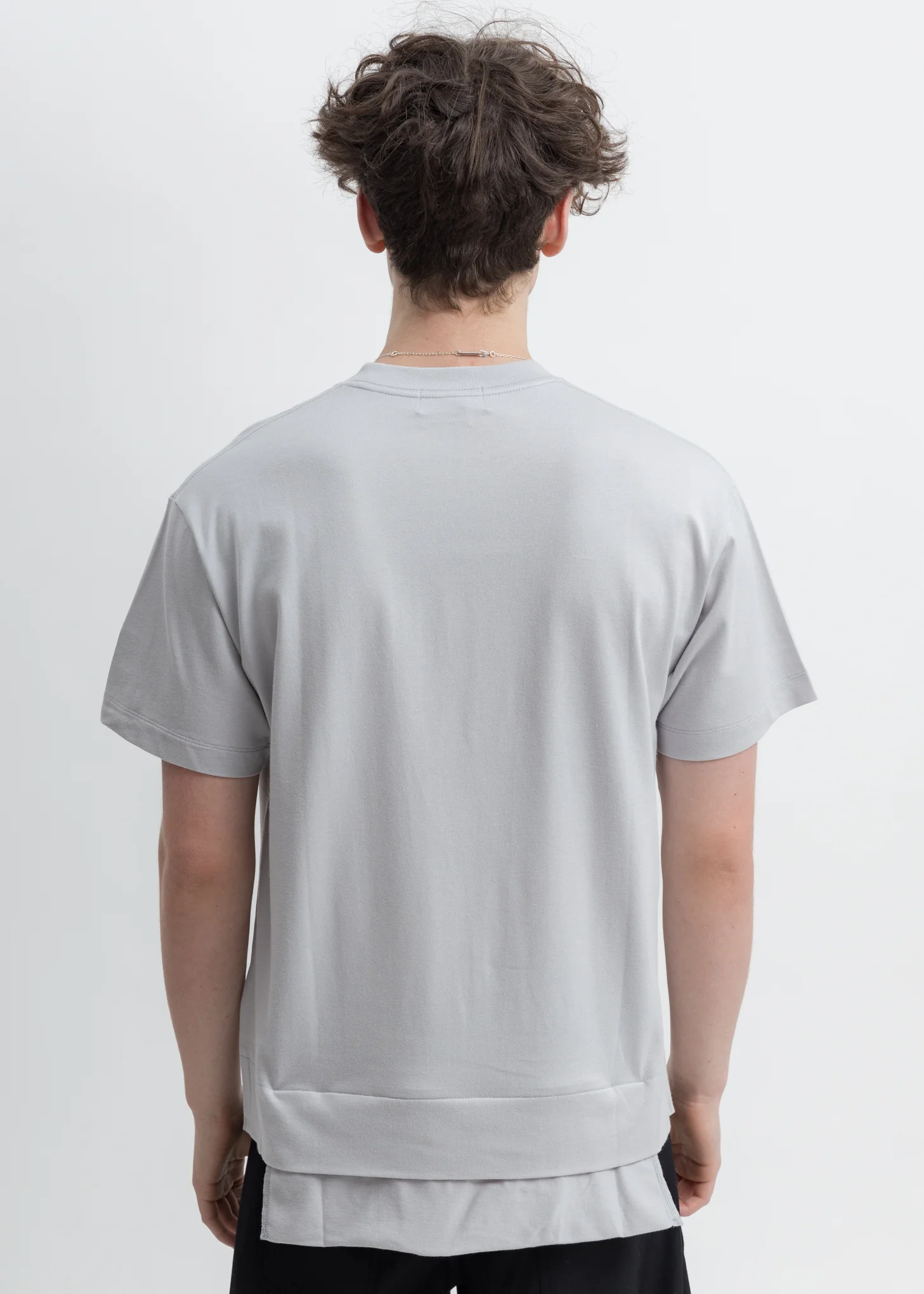 Grey Waist Pocket T-Shirt - Image 5