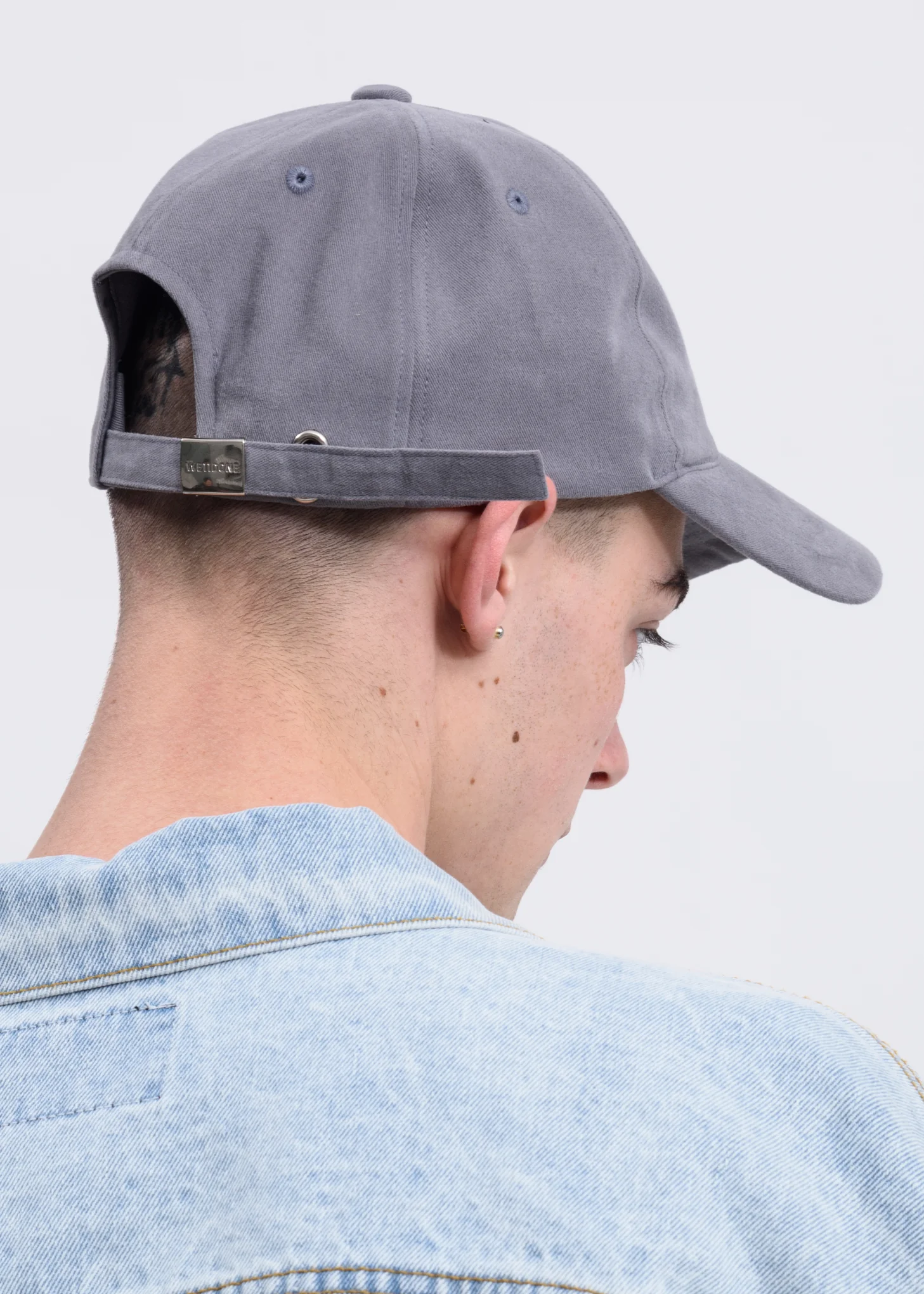 Grey WE11DONE Logo Cap - Image 2