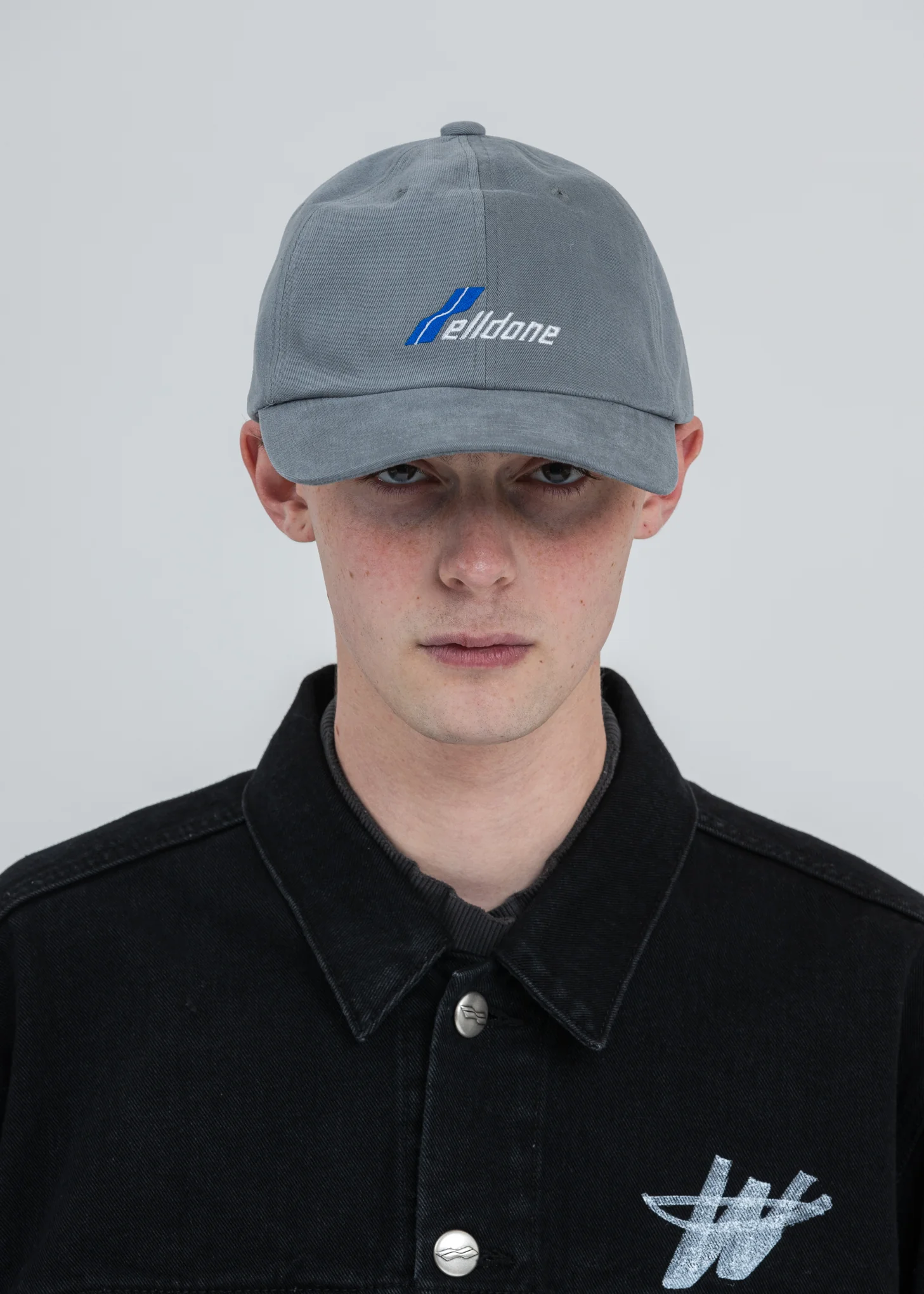 GREY WD LOGO CAP