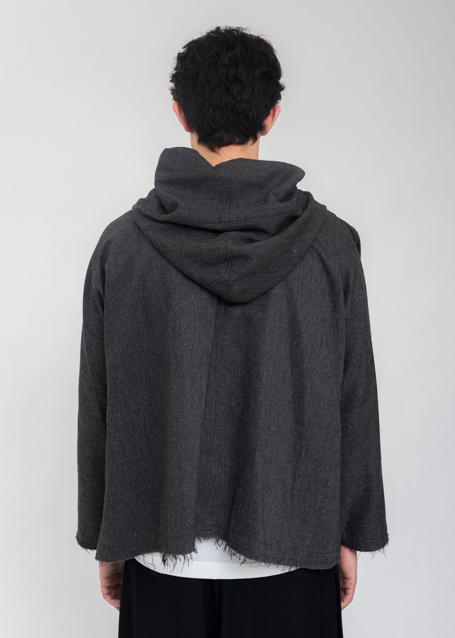 Grey Wool Muffler Jacket - Image 4