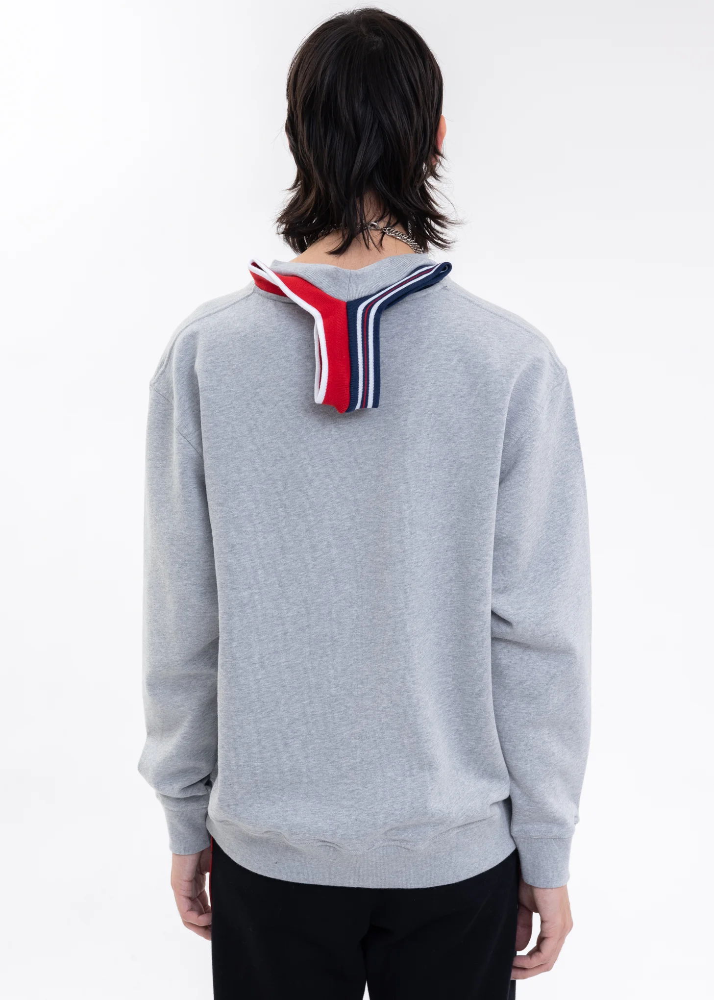 Grey Y/PROJECT X FILA THREE COLLAR Sweater - Image 2