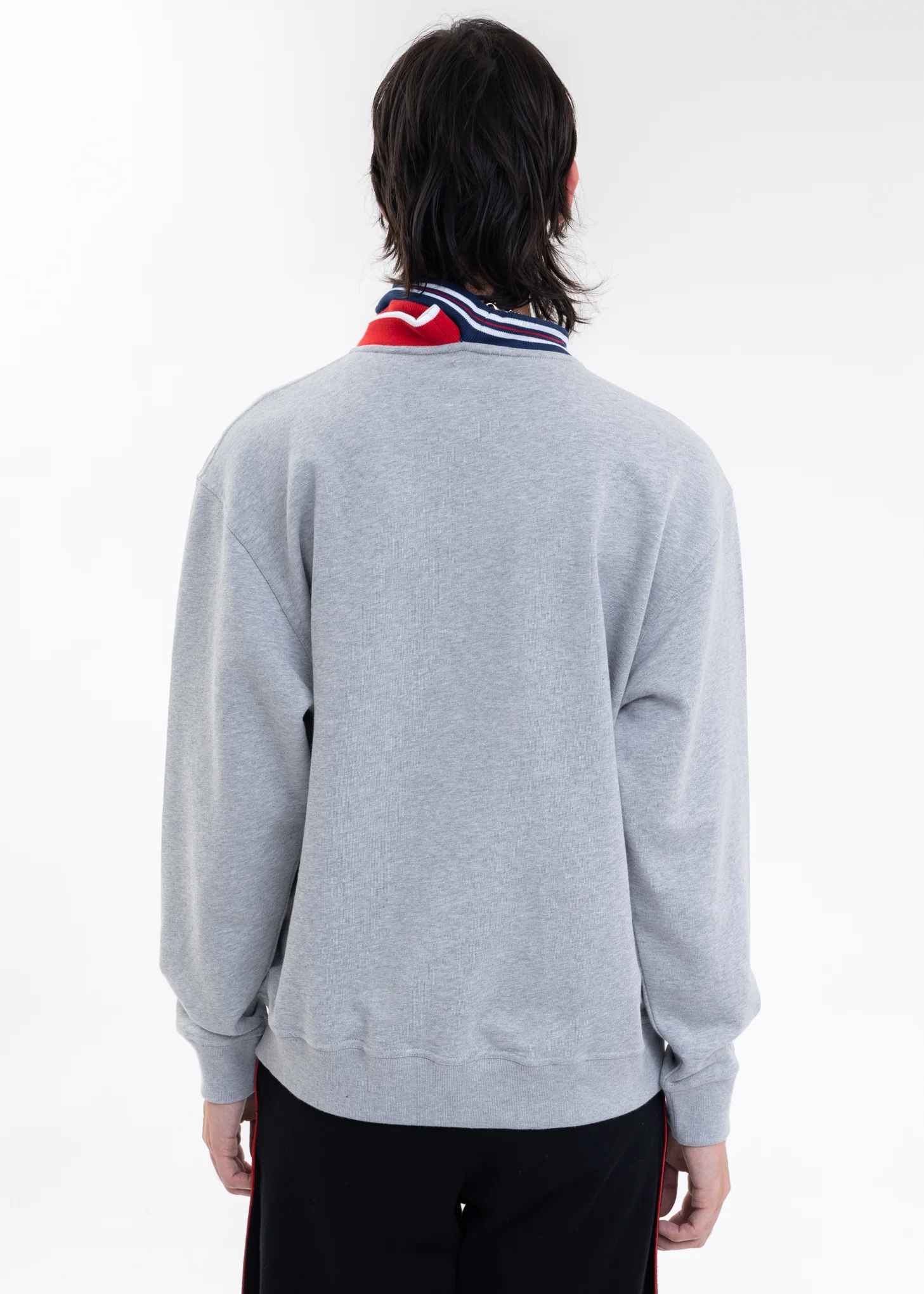 Grey Y/PROJECT X FILA THREE COLLAR Sweater - Image 4