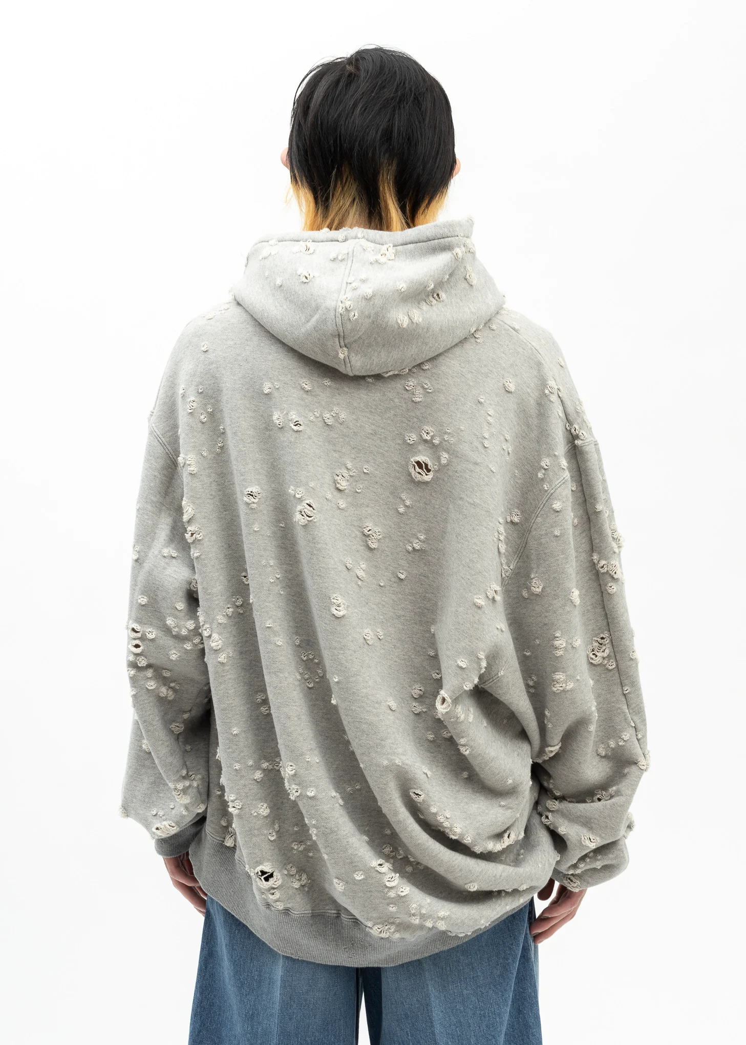 GREY ZOMBIE SILHOUETTE HOODIE - Image 5