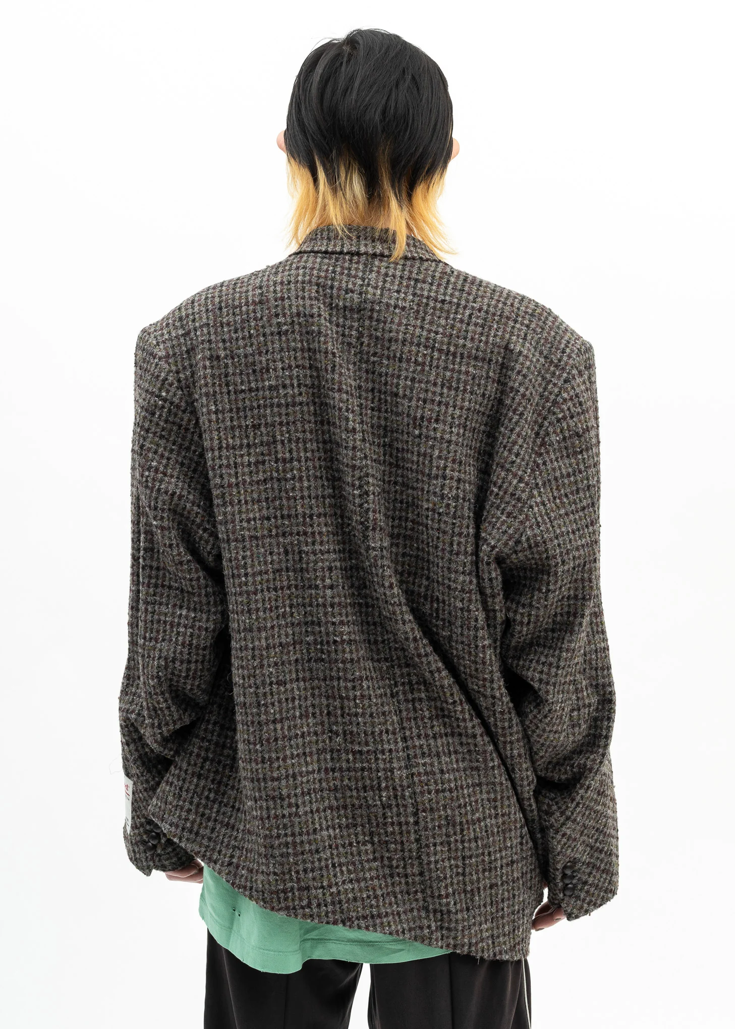 GREY ZOMBIE SILHOUETTE TAILOED JACKET - Image 2