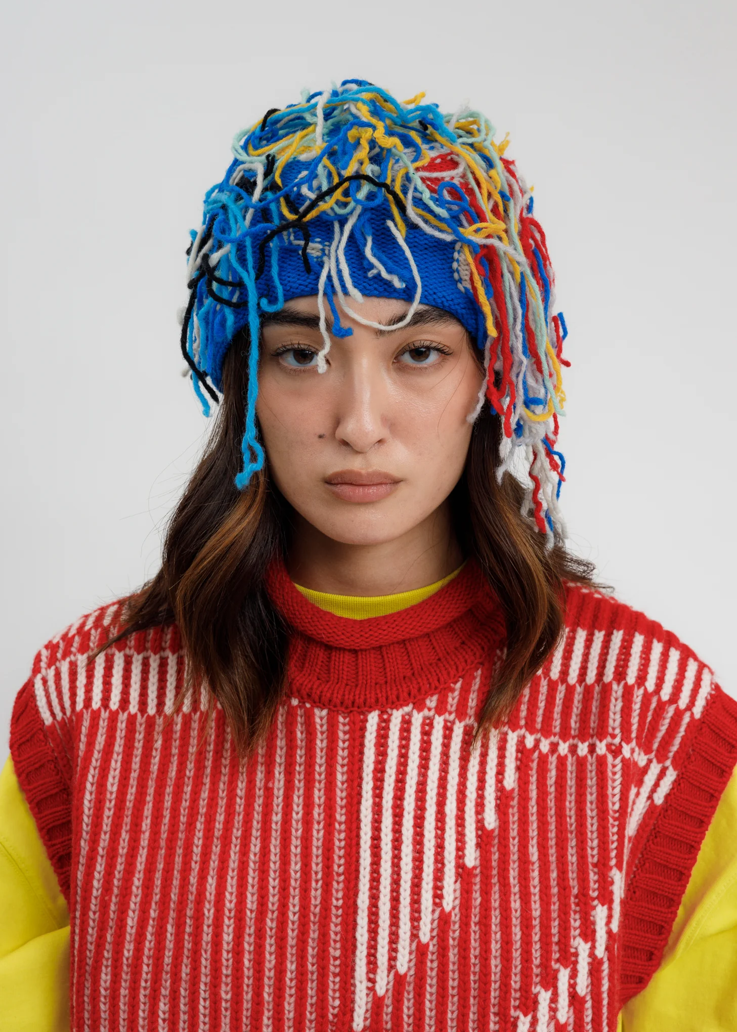 Guddle Graphic Tassle Beanie