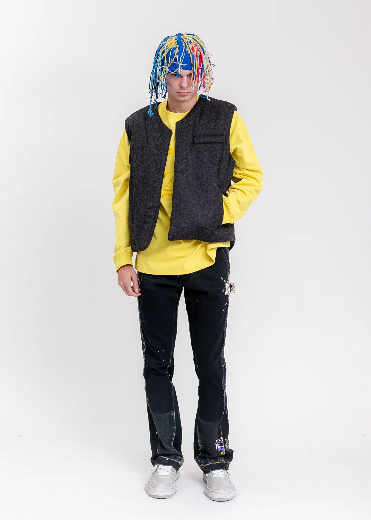 Guddle Graphic Tassle Beanie - Image 6