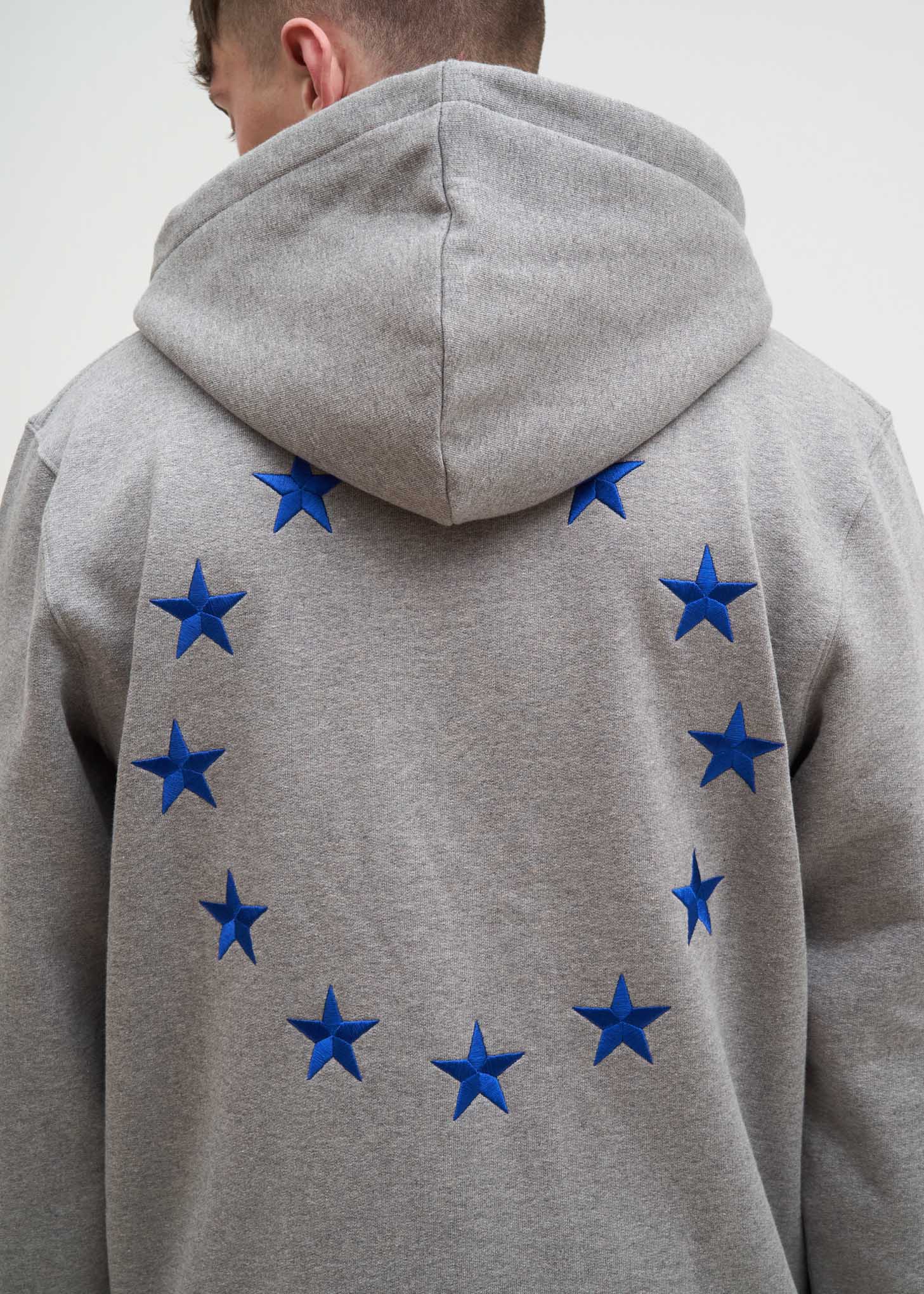 Heather Grey Klein Europa Hoodie - Image 4