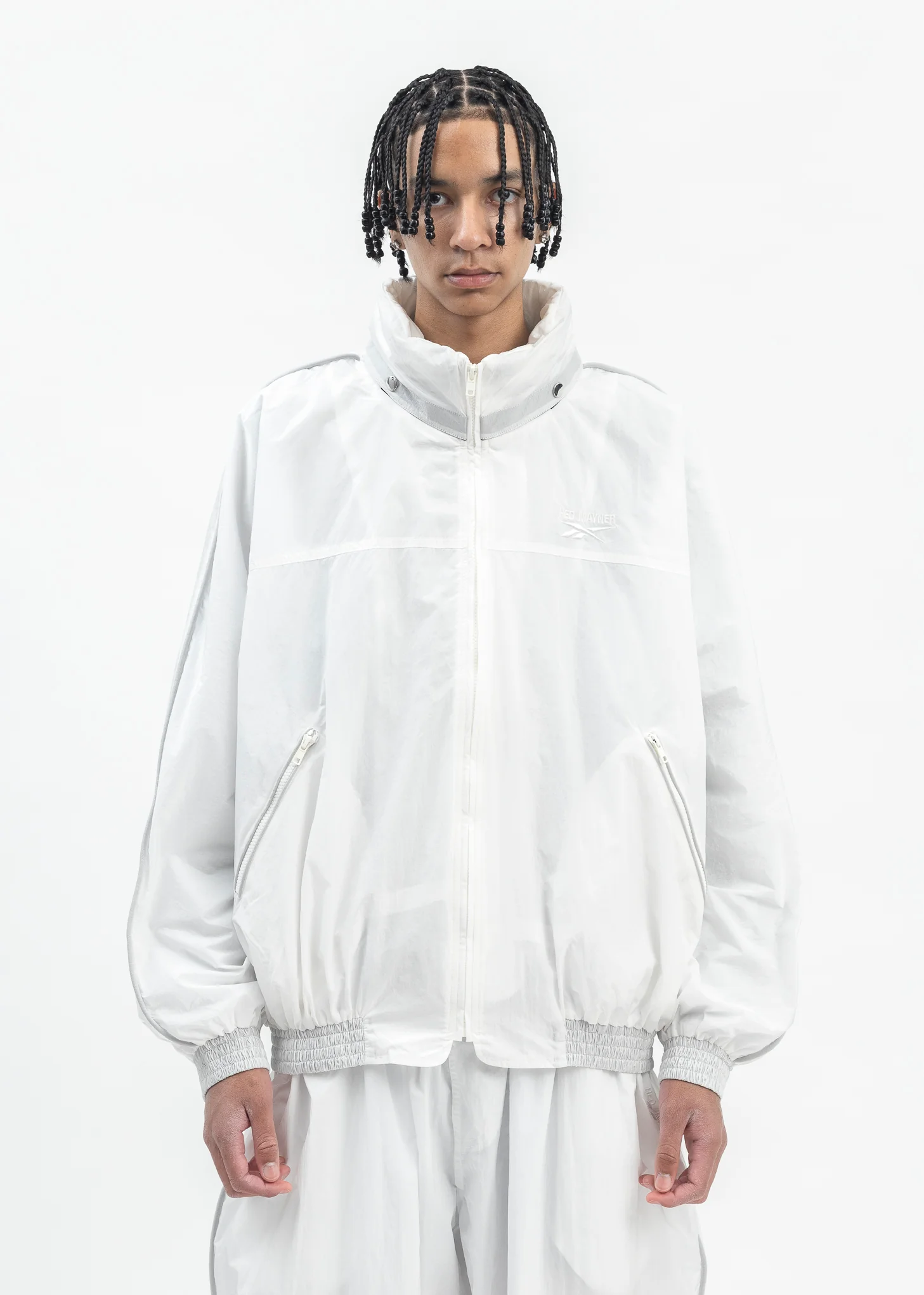 HED MAYNER X Reebok HOODED JACKET WHITE