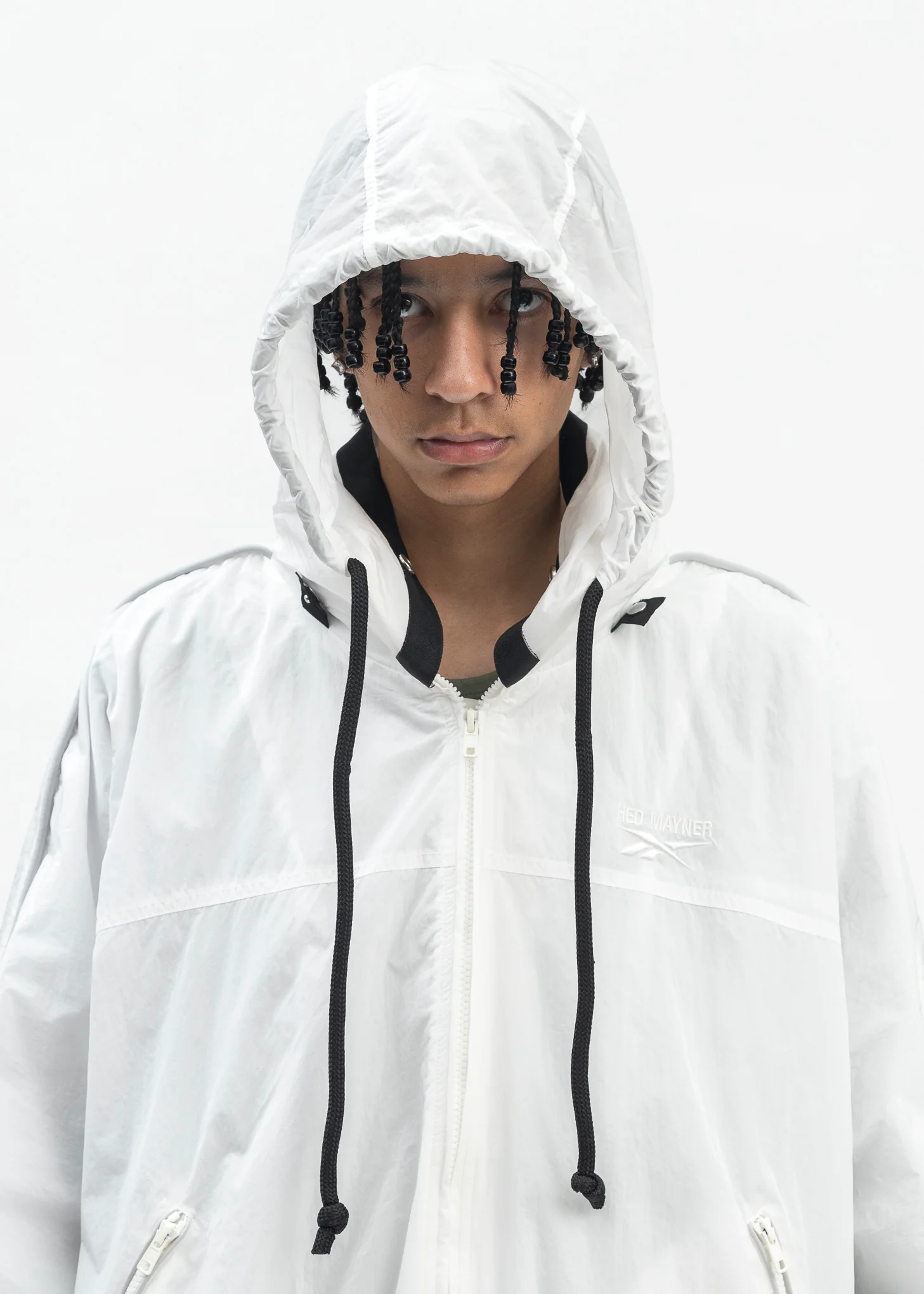 HED MAYNER X Reebok HOODED JACKET WHITE - Image 4