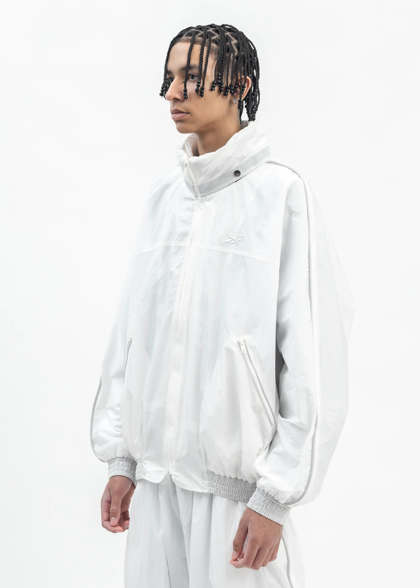 HED MAYNER X Reebok HOODED JACKET WHITE - Image 7