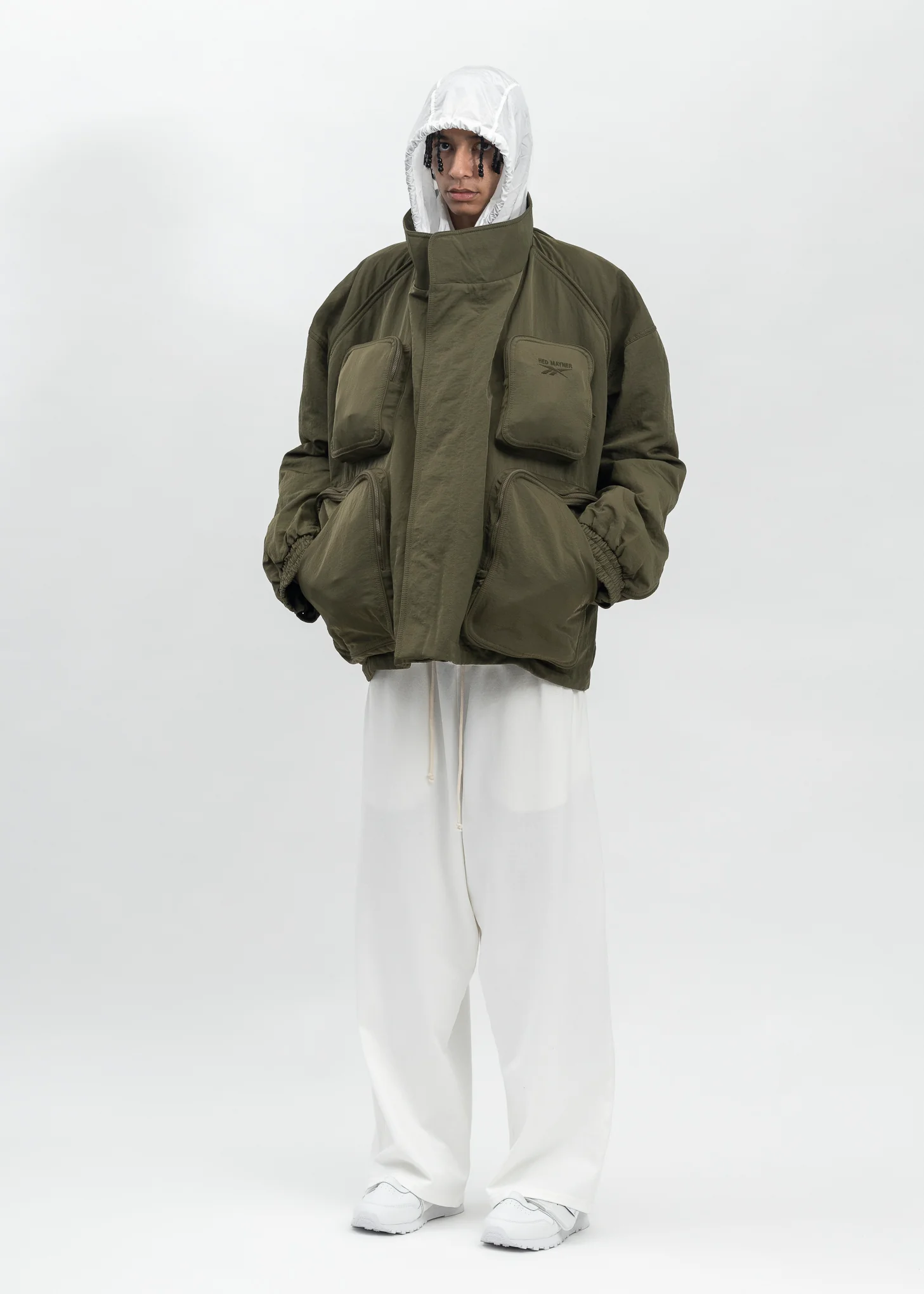 HED MAYNER X Reebok PARKA ARMY GREEN - Image 6