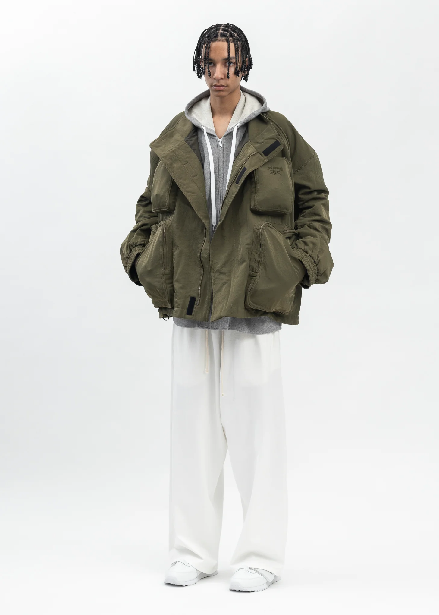 HED MAYNER X Reebok PARKA ARMY GREEN - Image 7