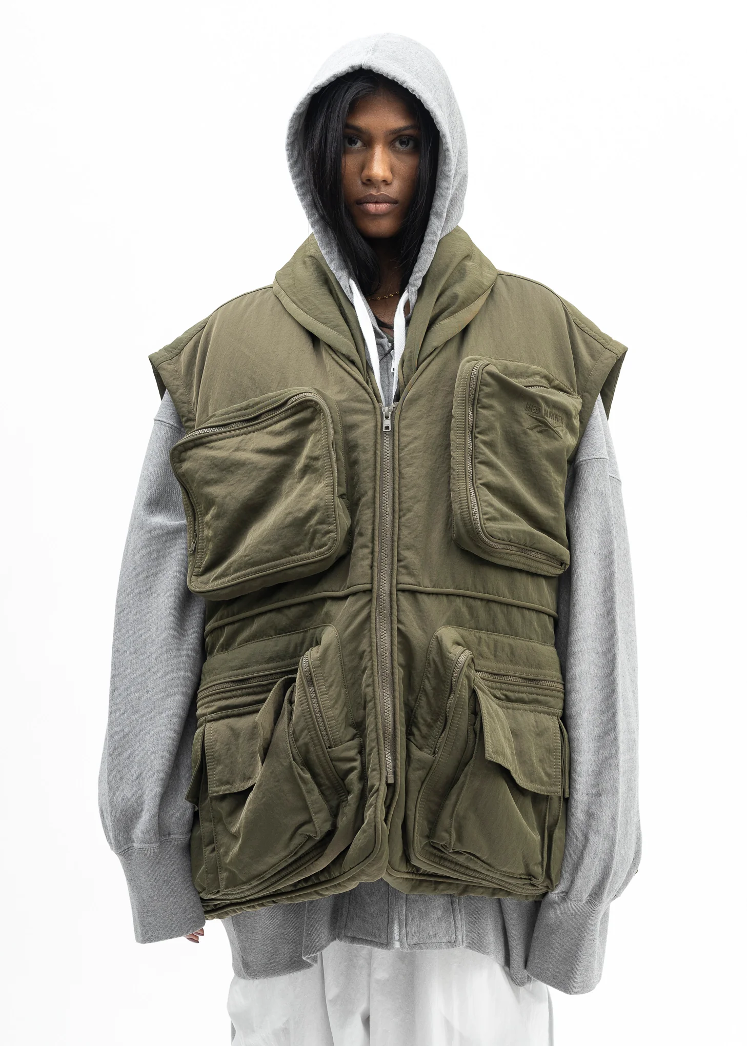 HED MAYNER X Reebok POCKETED VEST ARMY GREEN