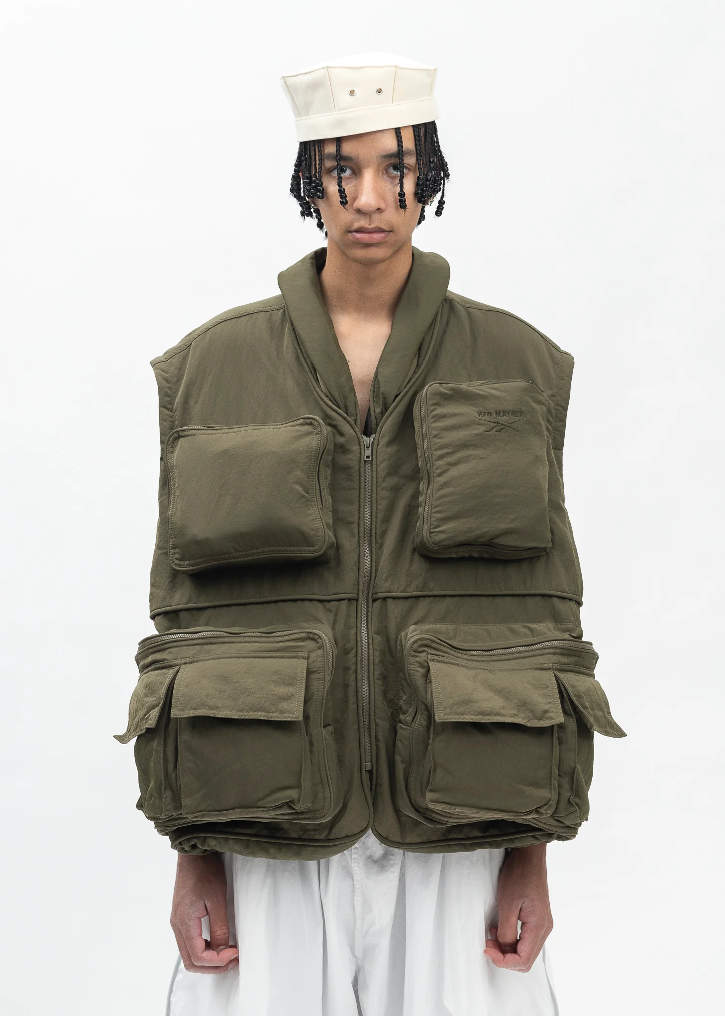 HED MAYNER X Reebok POCKETED VEST ARMY GREEN