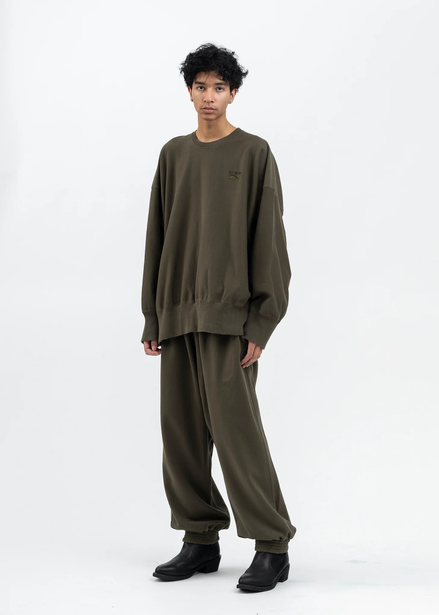HED MAYNER X Reebok SWEAT JOGGER ARMY GREEN - Image 5