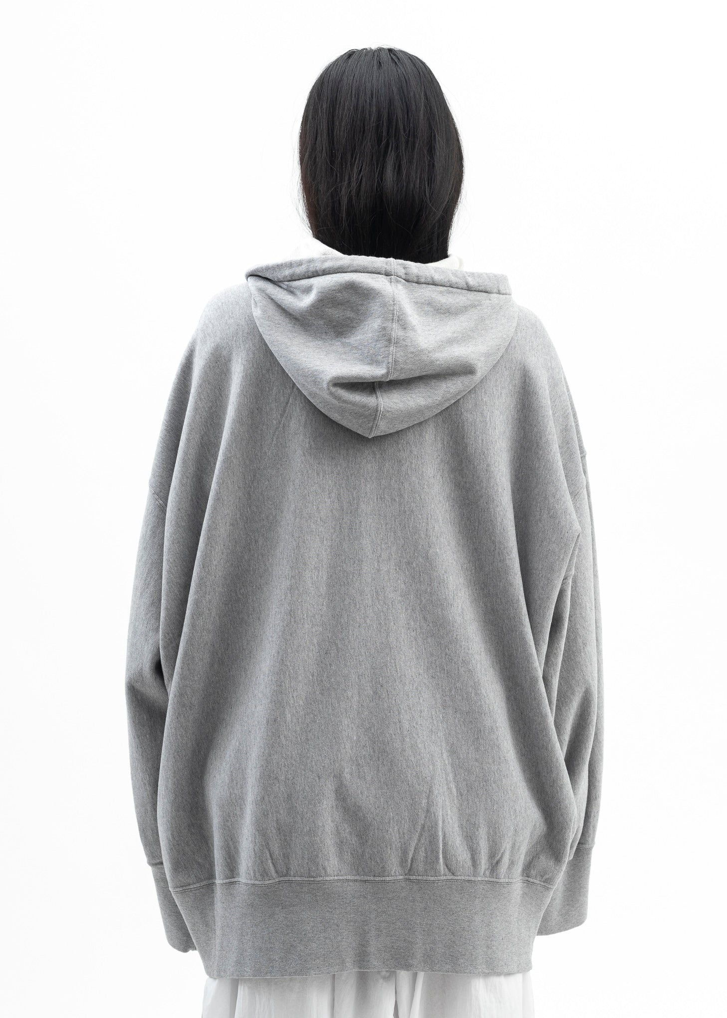 HED MAYNER X Reebok ZIPPED HOODIE GREY MELANGE - Image 2