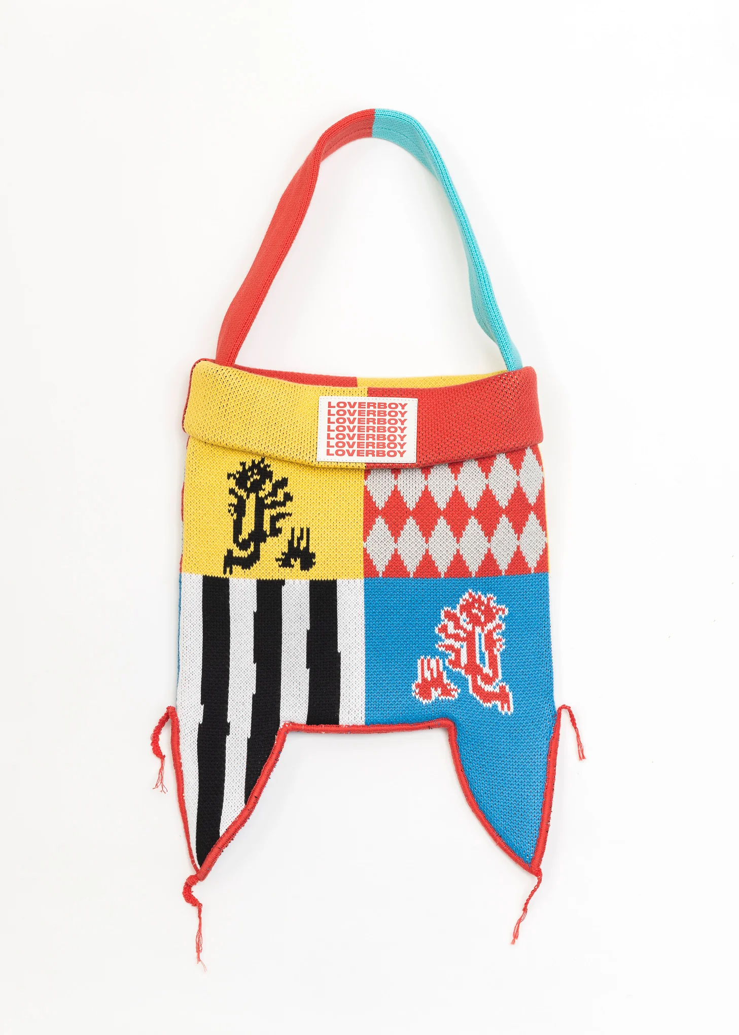 HERALDRY FLAG KNITTED BAG
