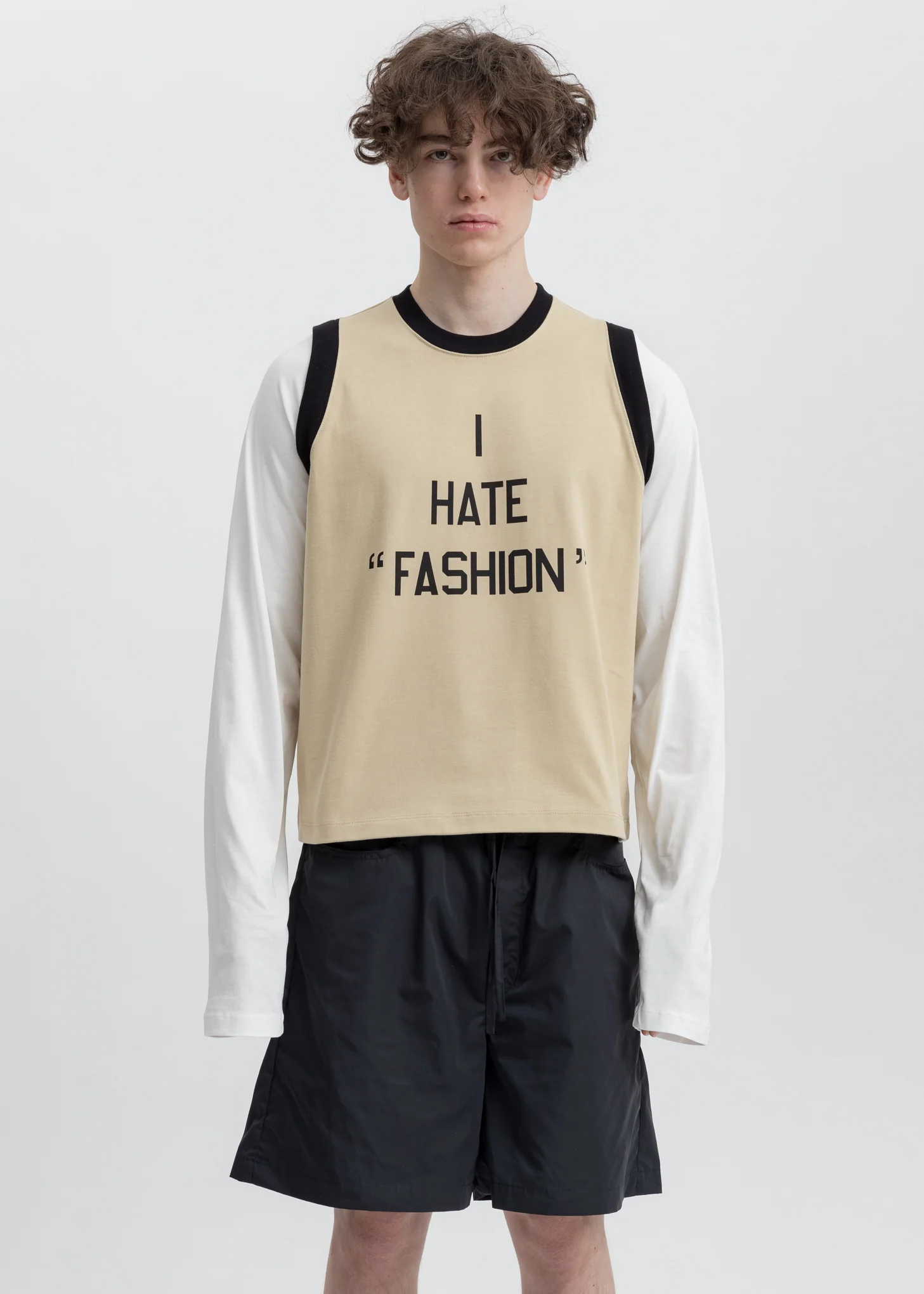 I HATE FASHION Tank Long Sleeves