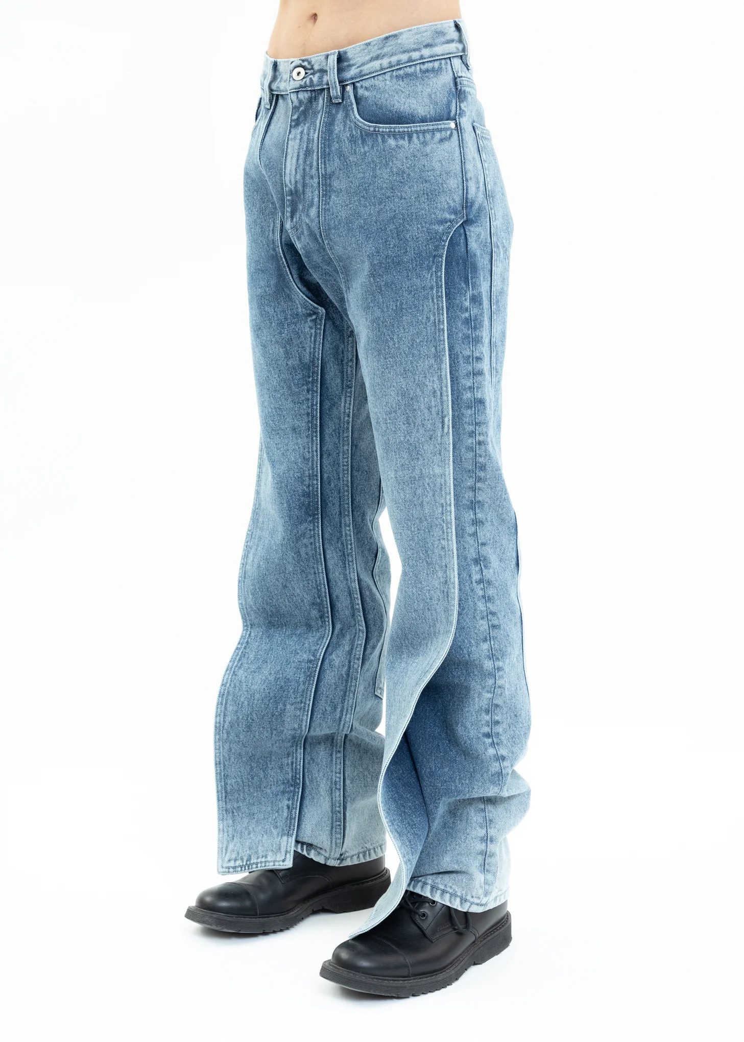 Ice Blue CLASSIC FRONT PANEL Jeans