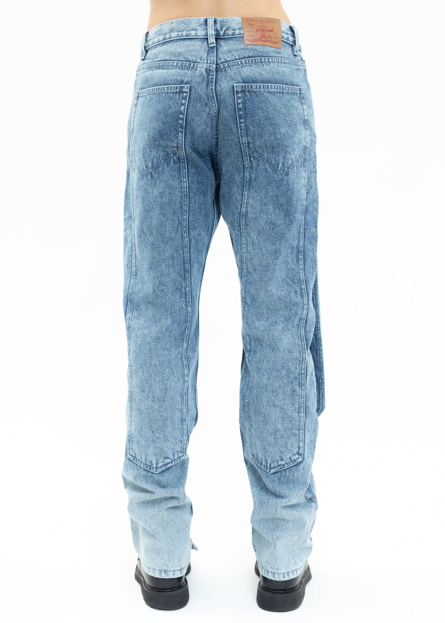 Ice Blue CLASSIC FRONT PANEL Jeans - Image 3
