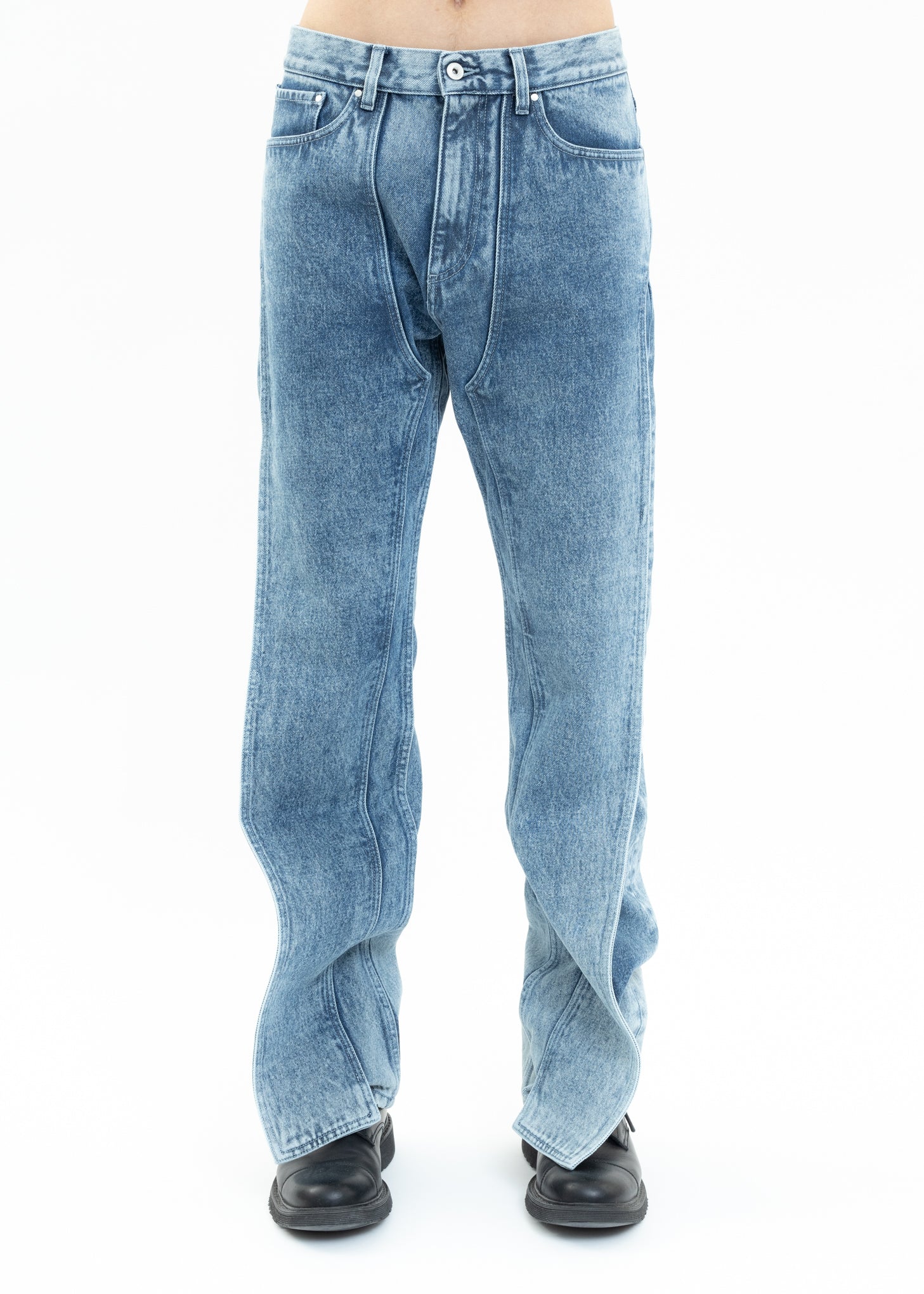 Ice Blue CLASSIC FRONT PANEL Jeans - Image 5
