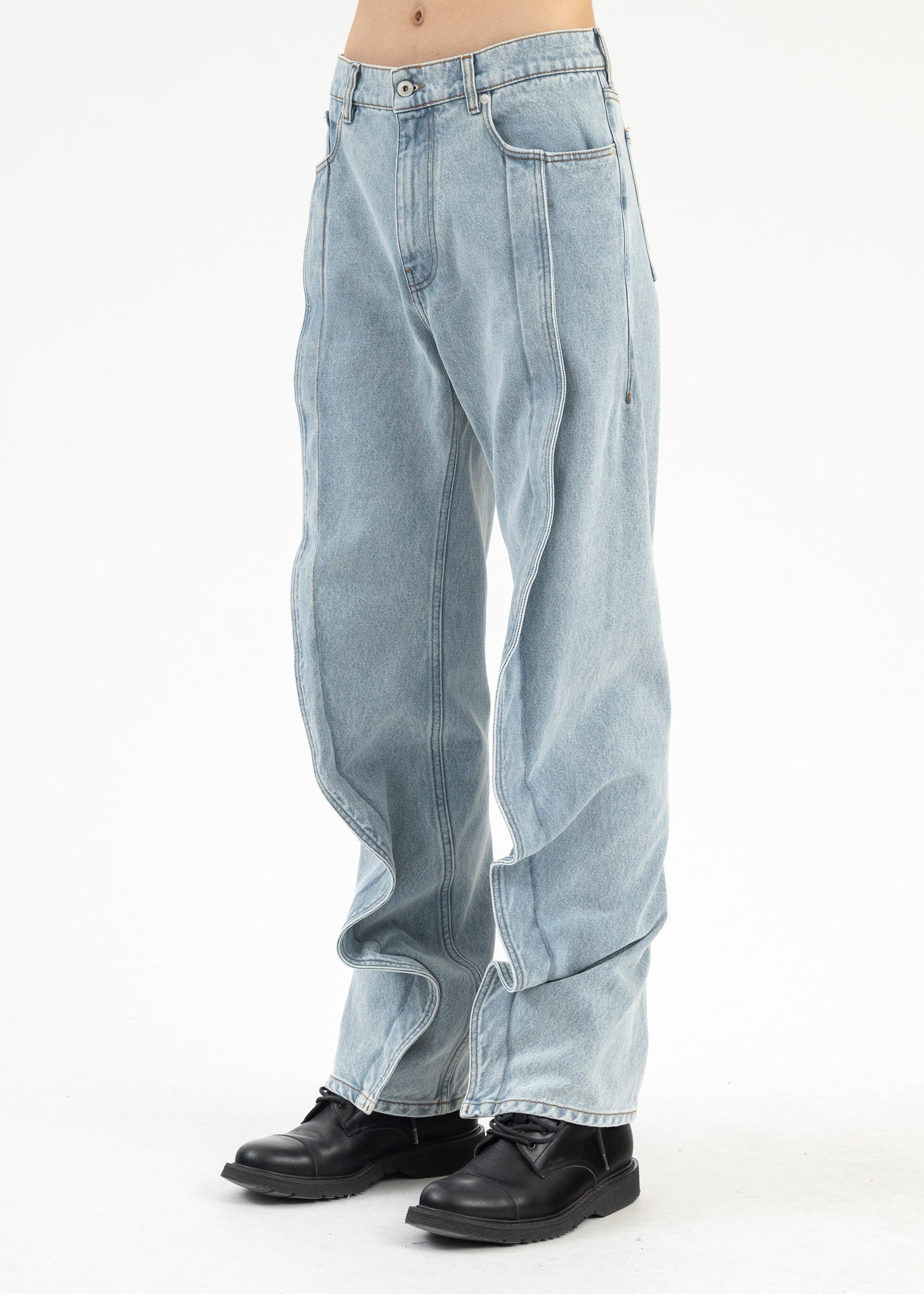 ICE BLUE EVERGREEN BANANA SLIM JEANS - Image 2